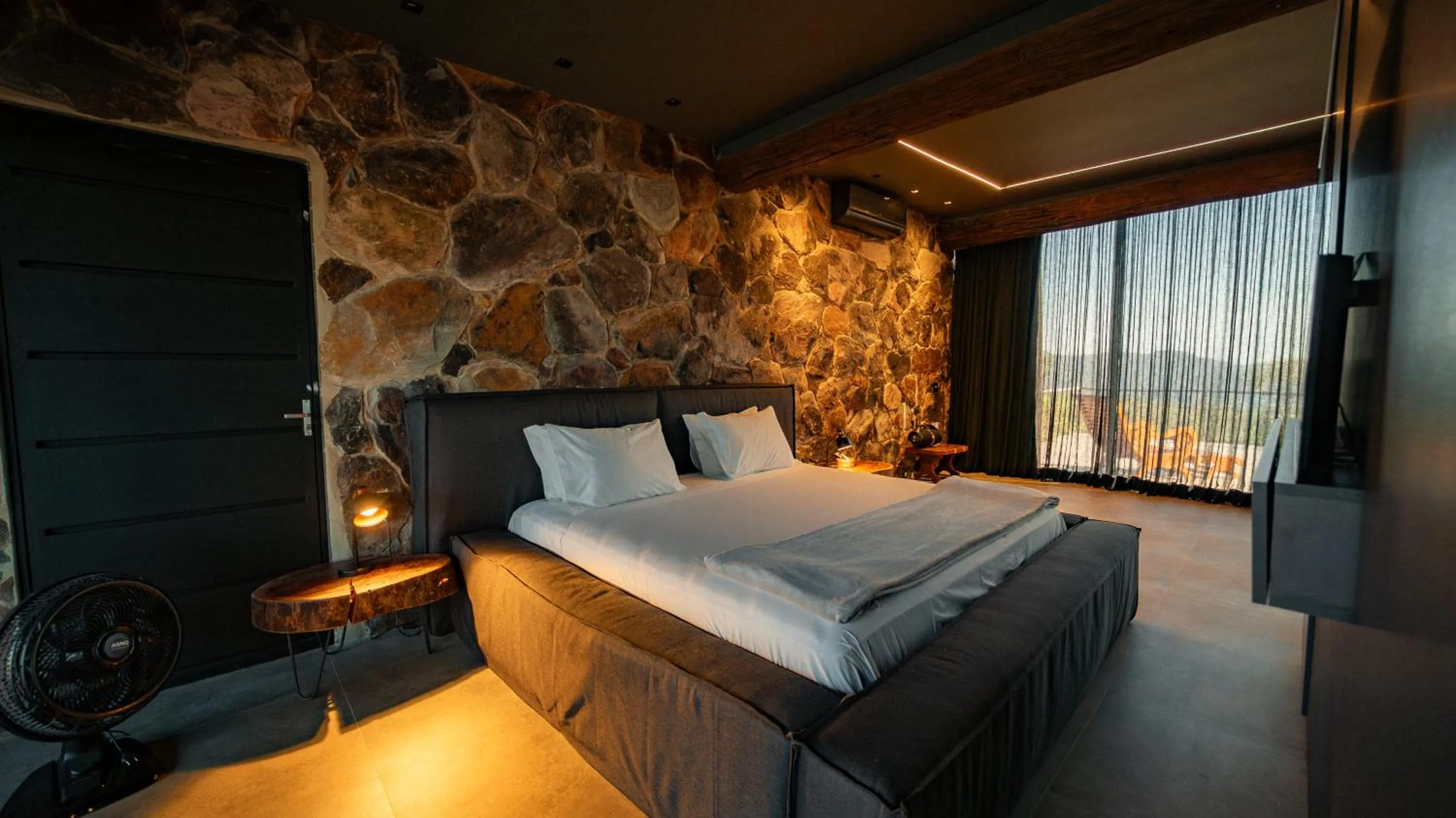 Bed in Baguá Bangalôs