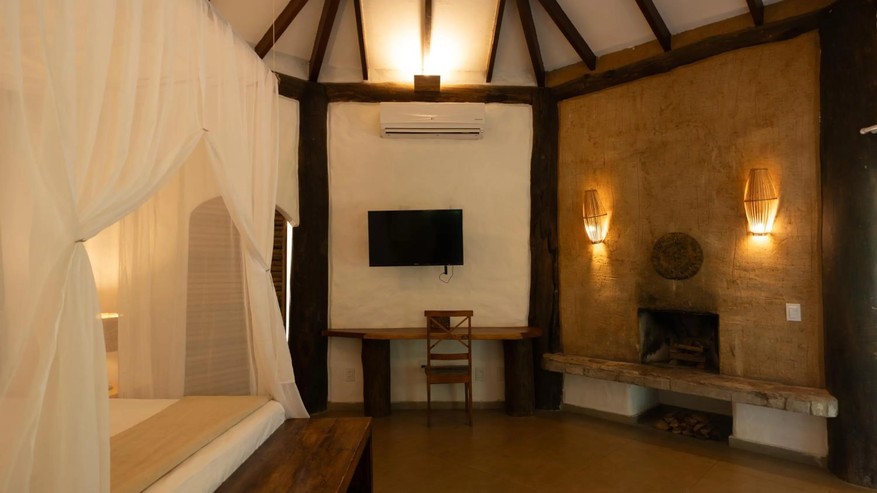 Bed in Baguá Bangalôs