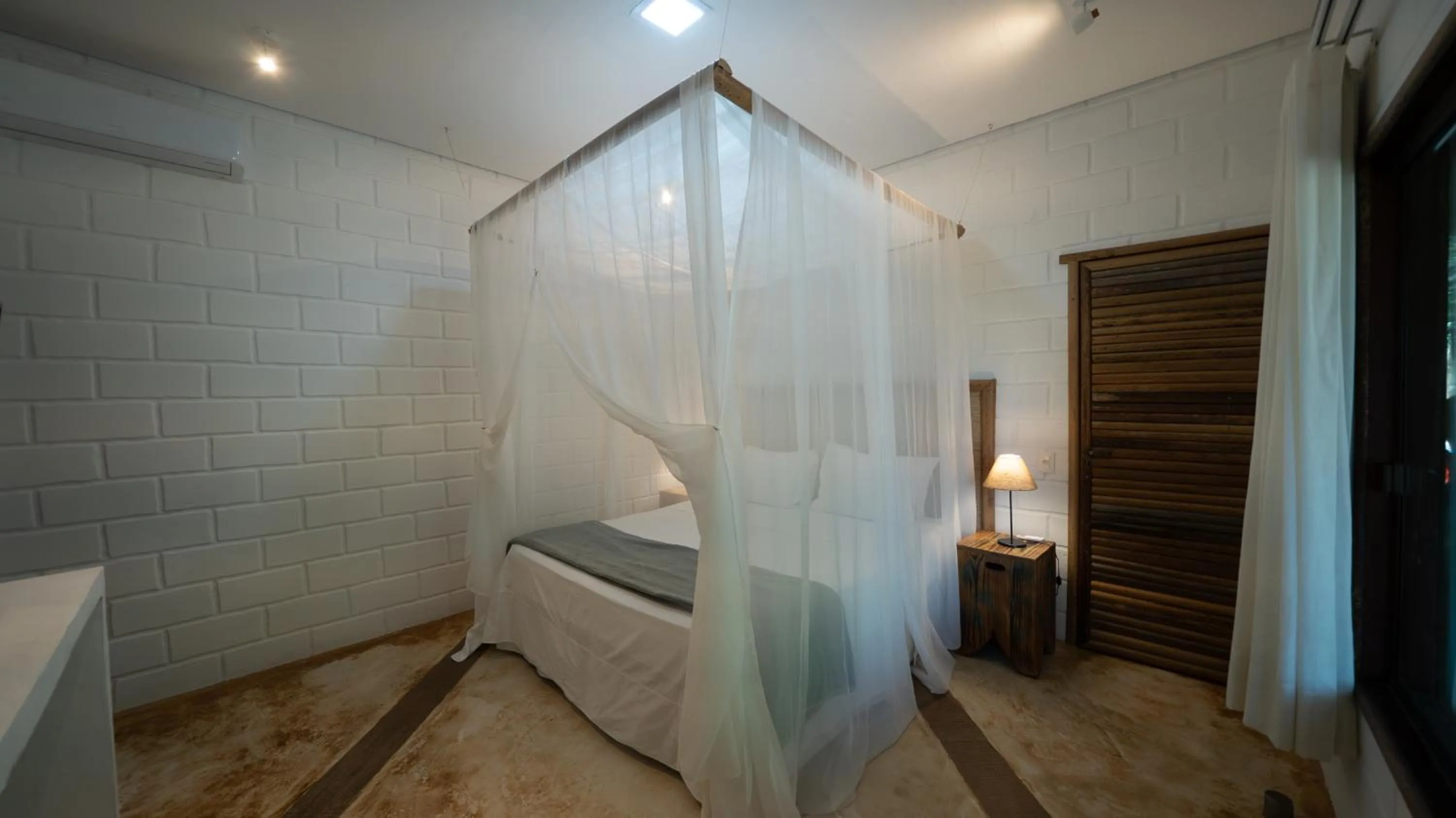 Bed in Baguá Bangalôs
