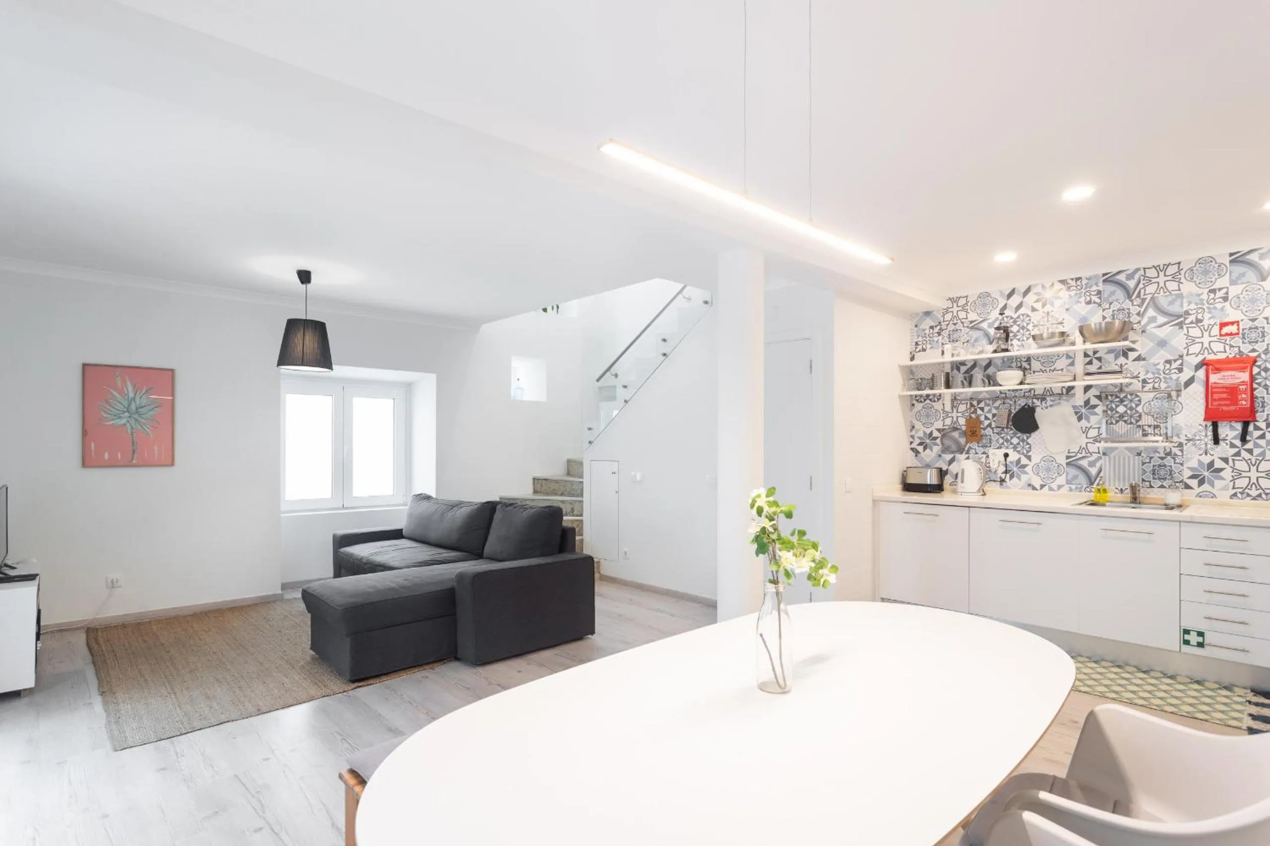 Living room in Town Square House