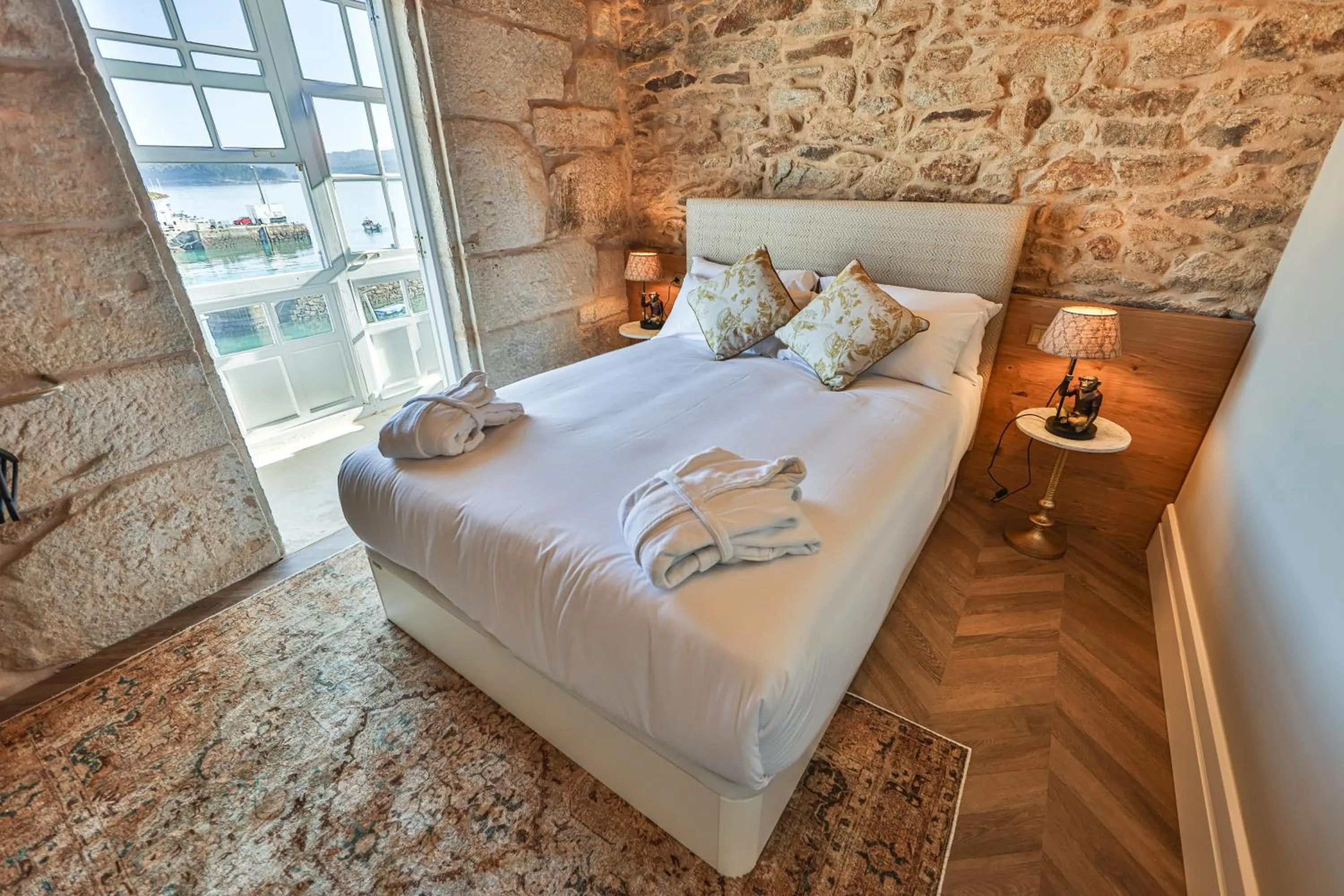 Bed in Hospedium Hotel Barómetro de Camariñas