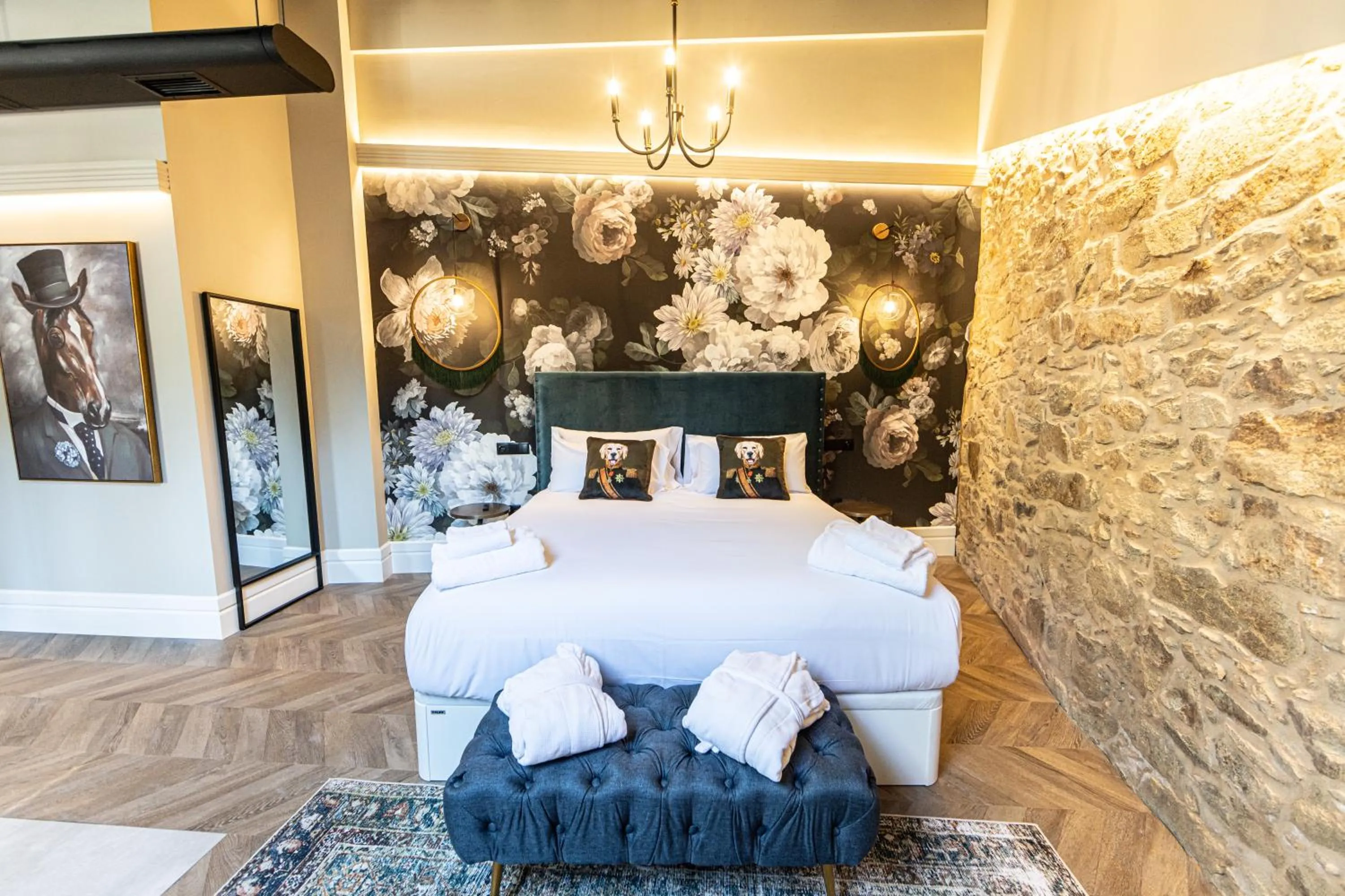 Bed in Hospedium Hotel Barómetro de Camariñas