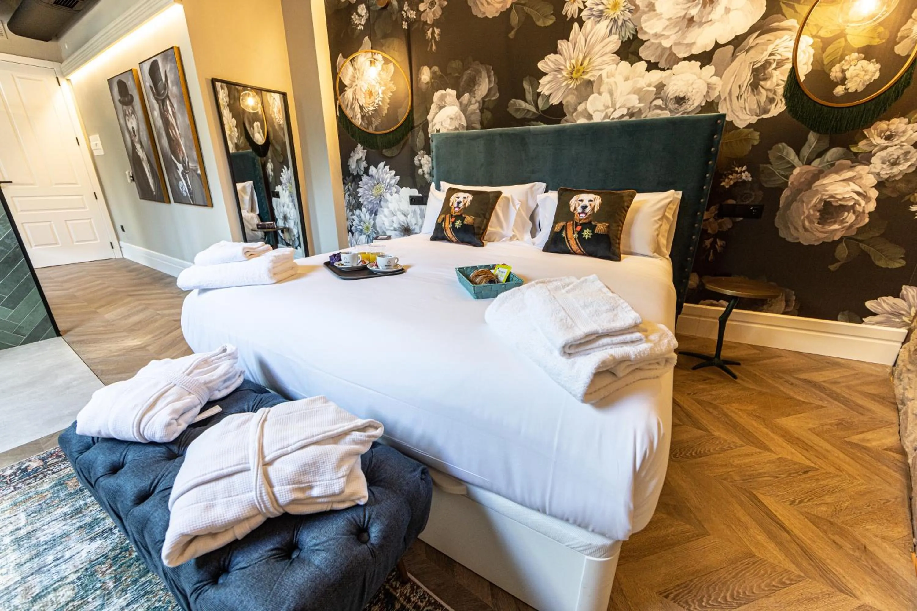 Bed in Hospedium Hotel Barómetro de Camariñas