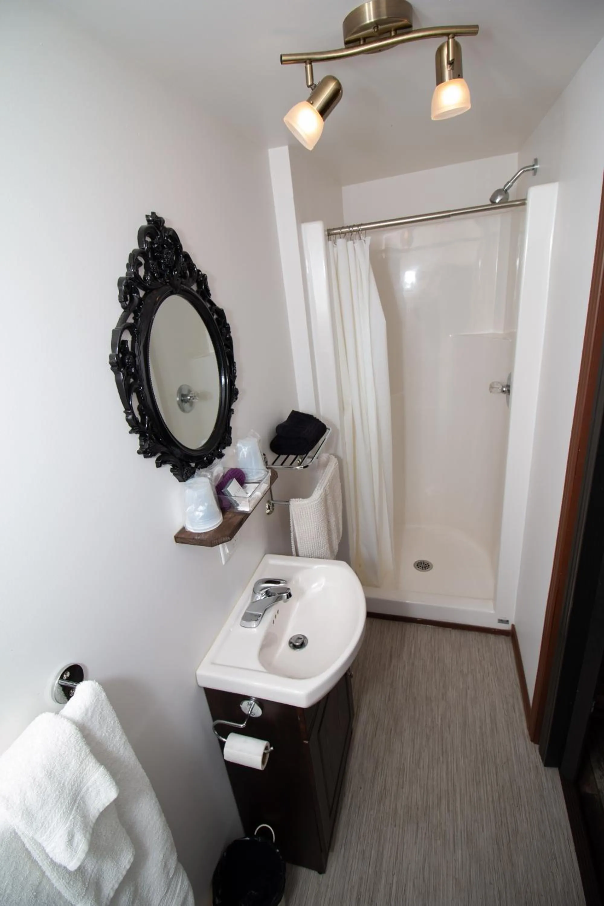 Bathroom in Motel Au Bord de l'Eau