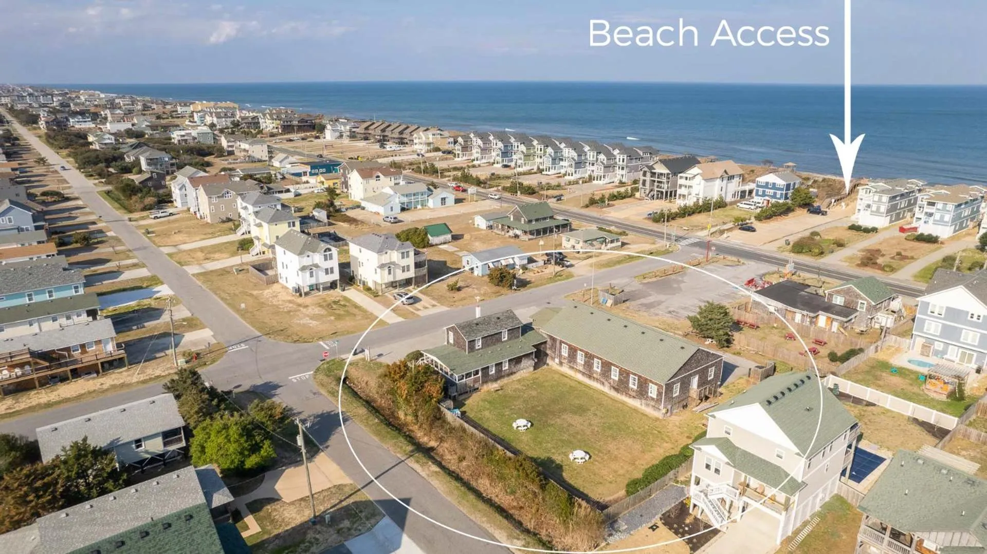 Property building in Nags Head Beach Inn by KEES Vacations