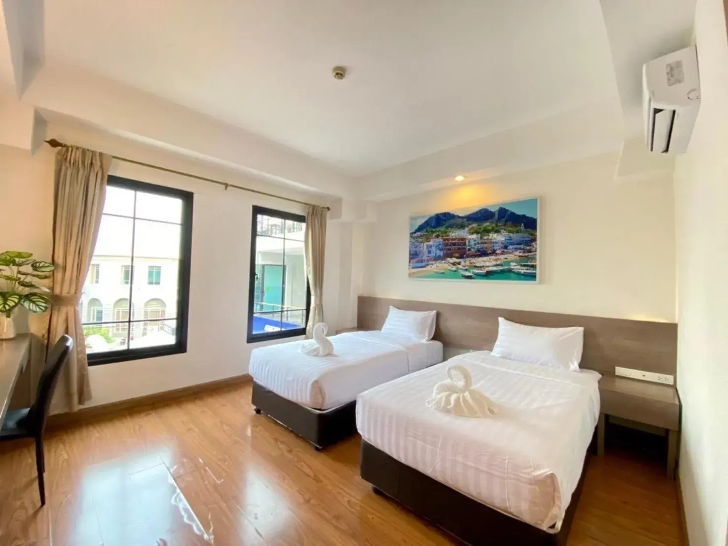 Standard Twin Room in View Dee BKK Airport Residence Standard Twin Room in View Dee BKK Airport Residence