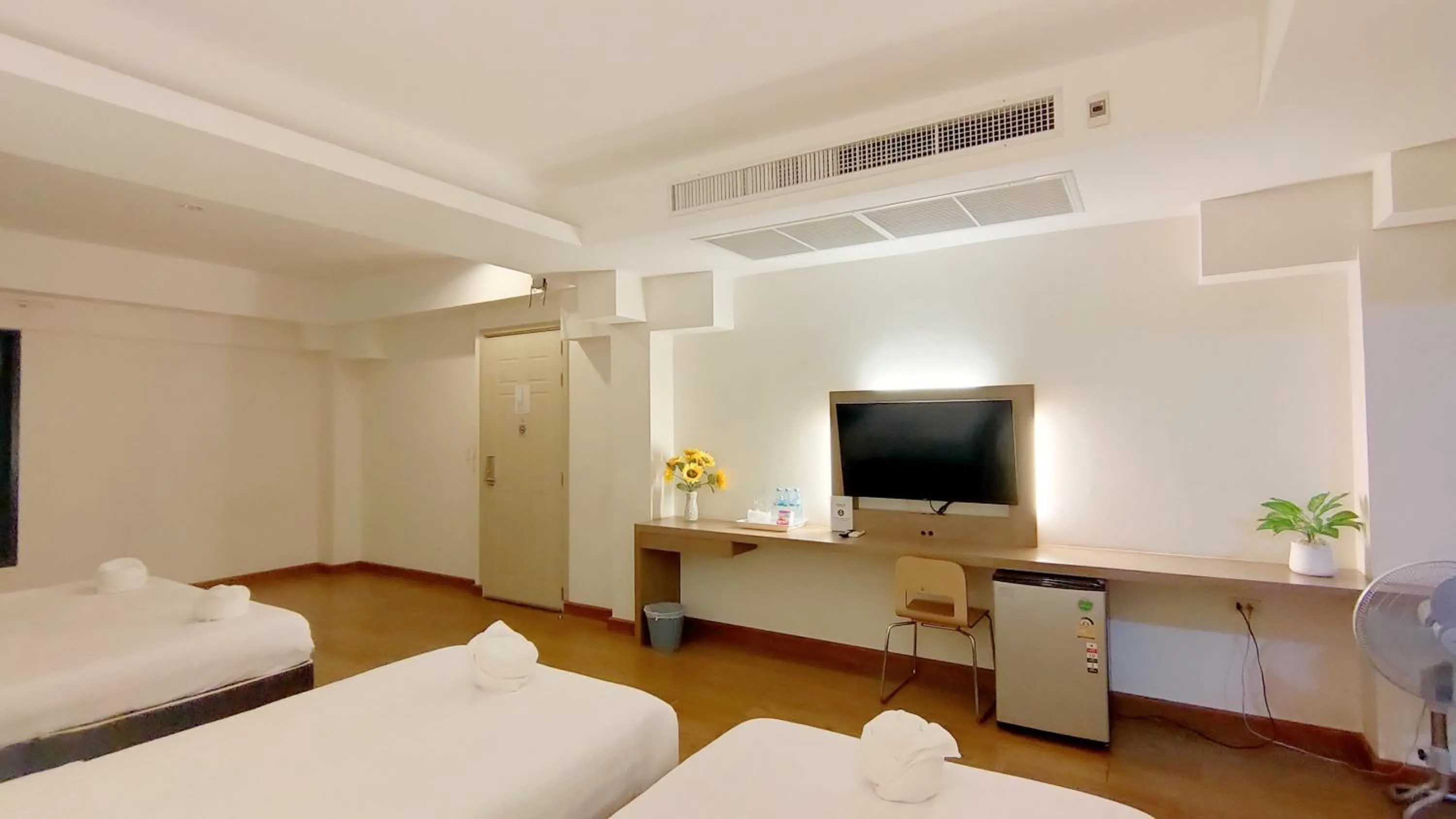 TV and multimedia, Bed in View Dee BKK Airport Residence