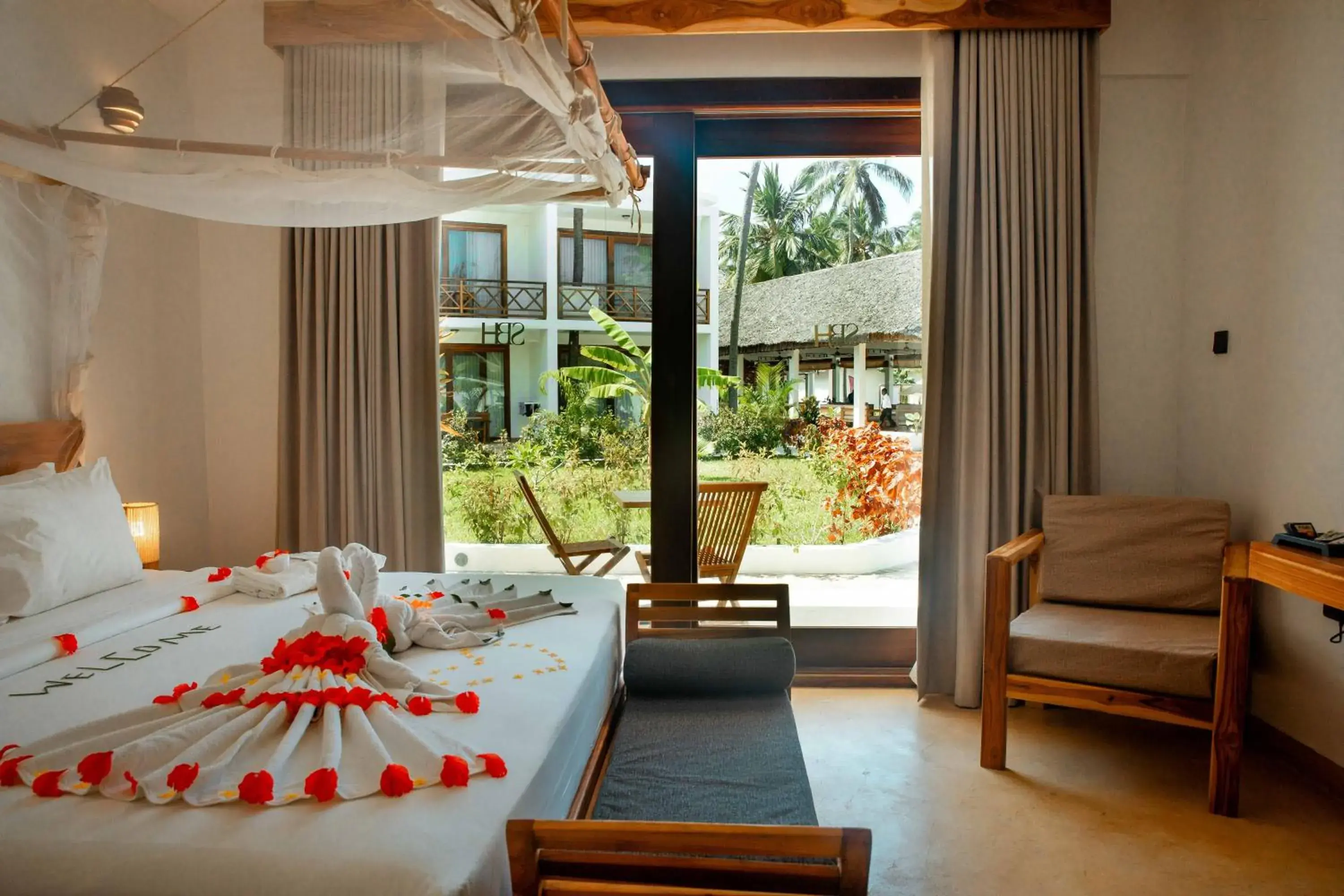 Bed in SBH Monica Zanzibar Bed in SBH Monica Zanzibar