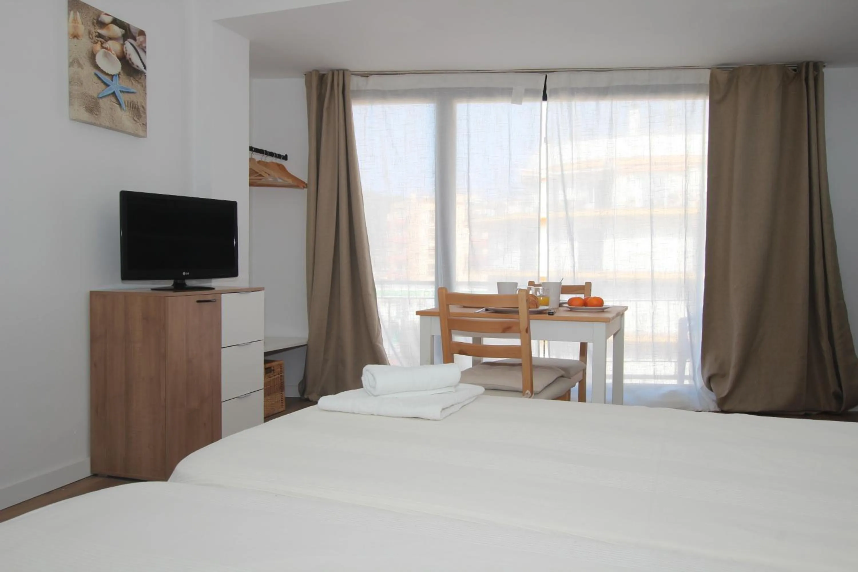 Bed in Apartamentos El Sol II