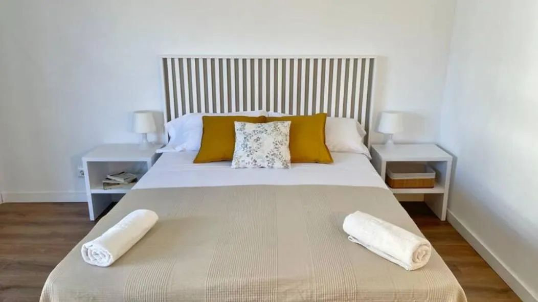 Bed in Apartamentos El Sol II