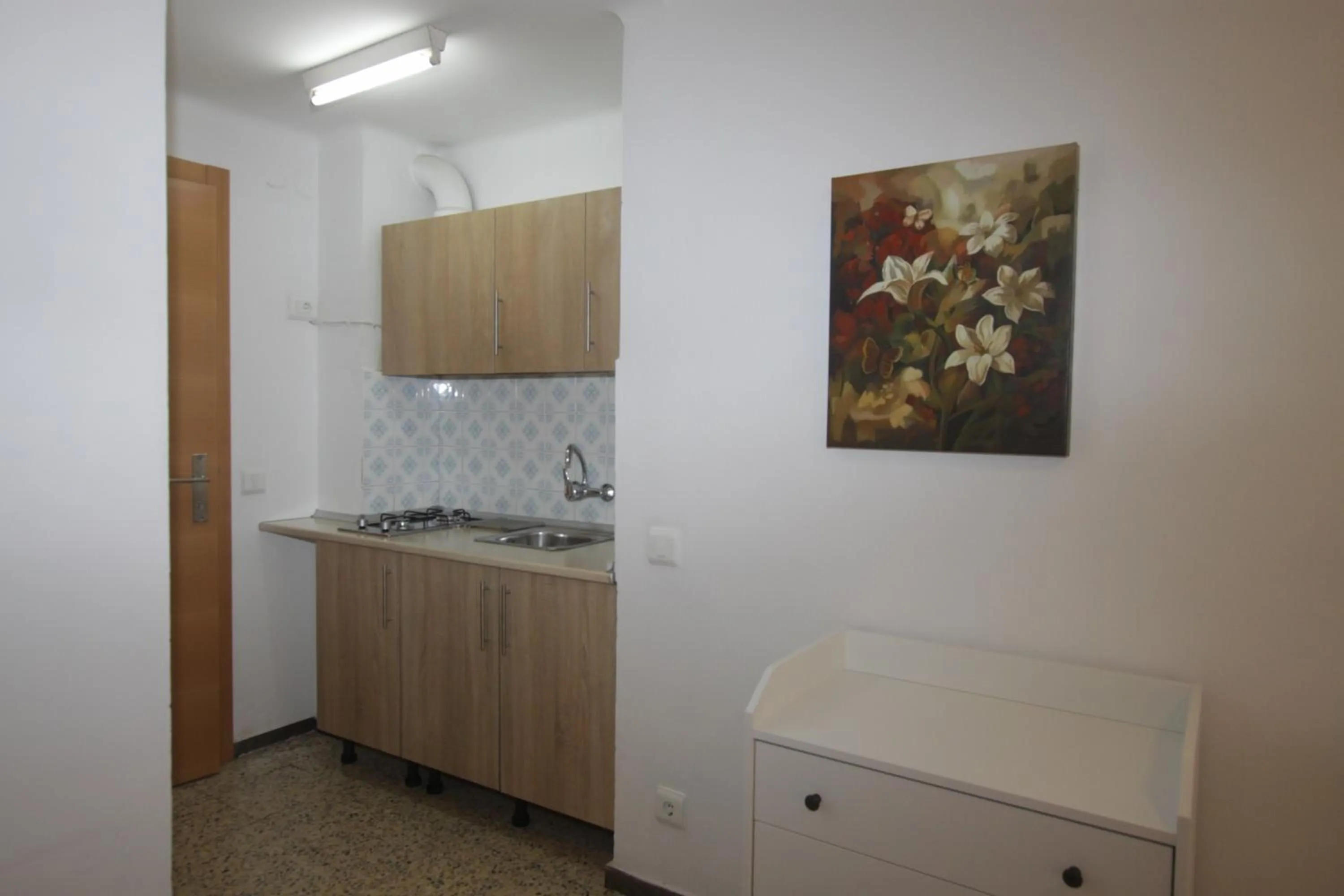 Kitchen or kitchenette in Apartamentos El Sol II