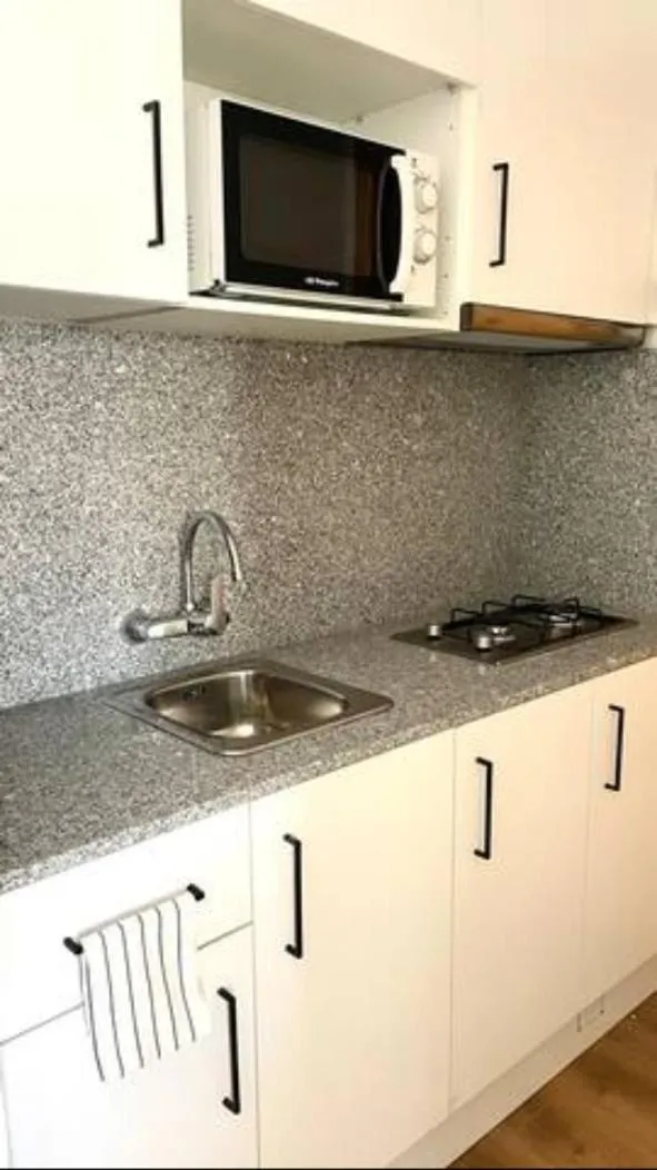 Kitchen or kitchenette in Apartamentos El Sol II