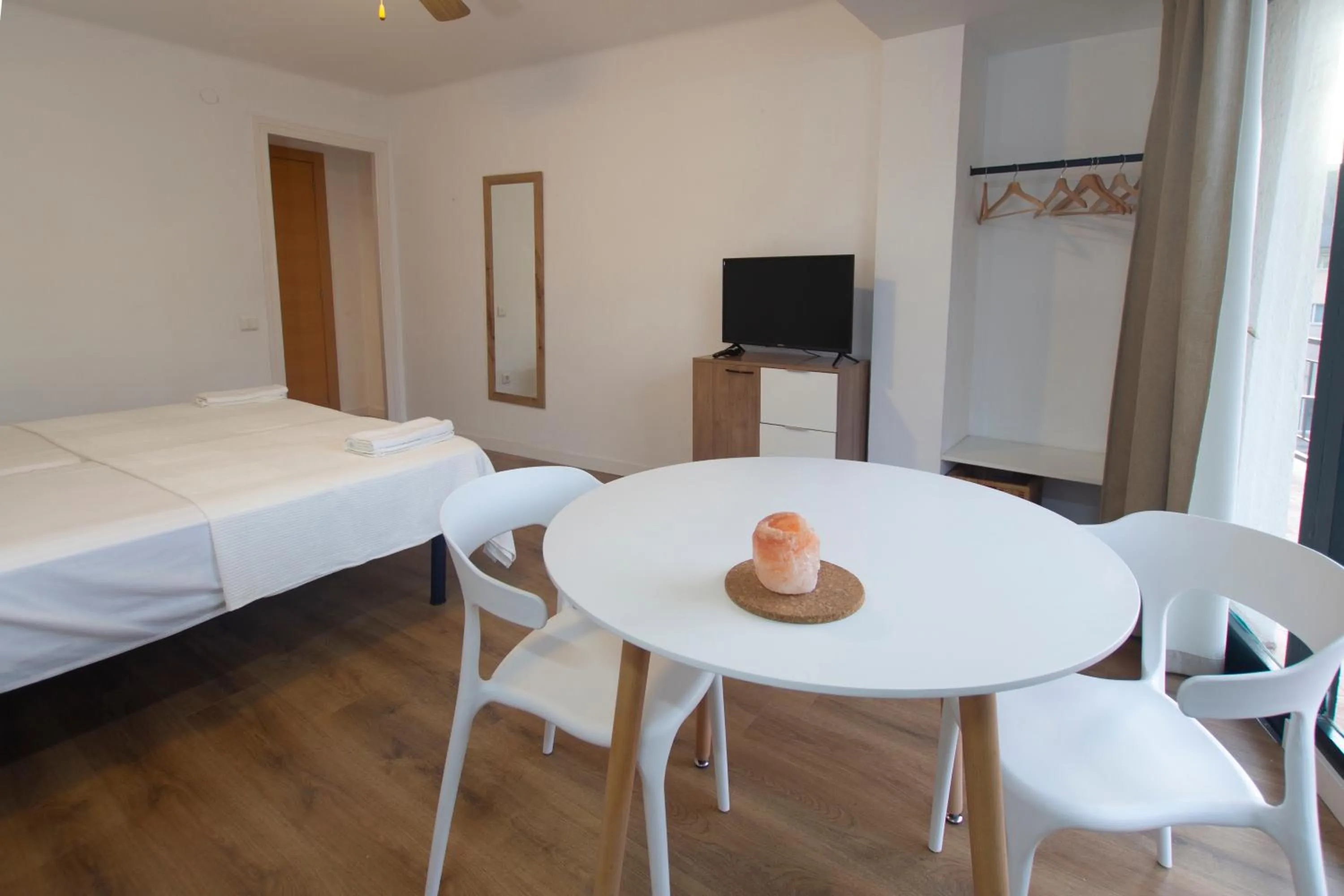 View (from property/room), Bed in Apartamentos El Sol II