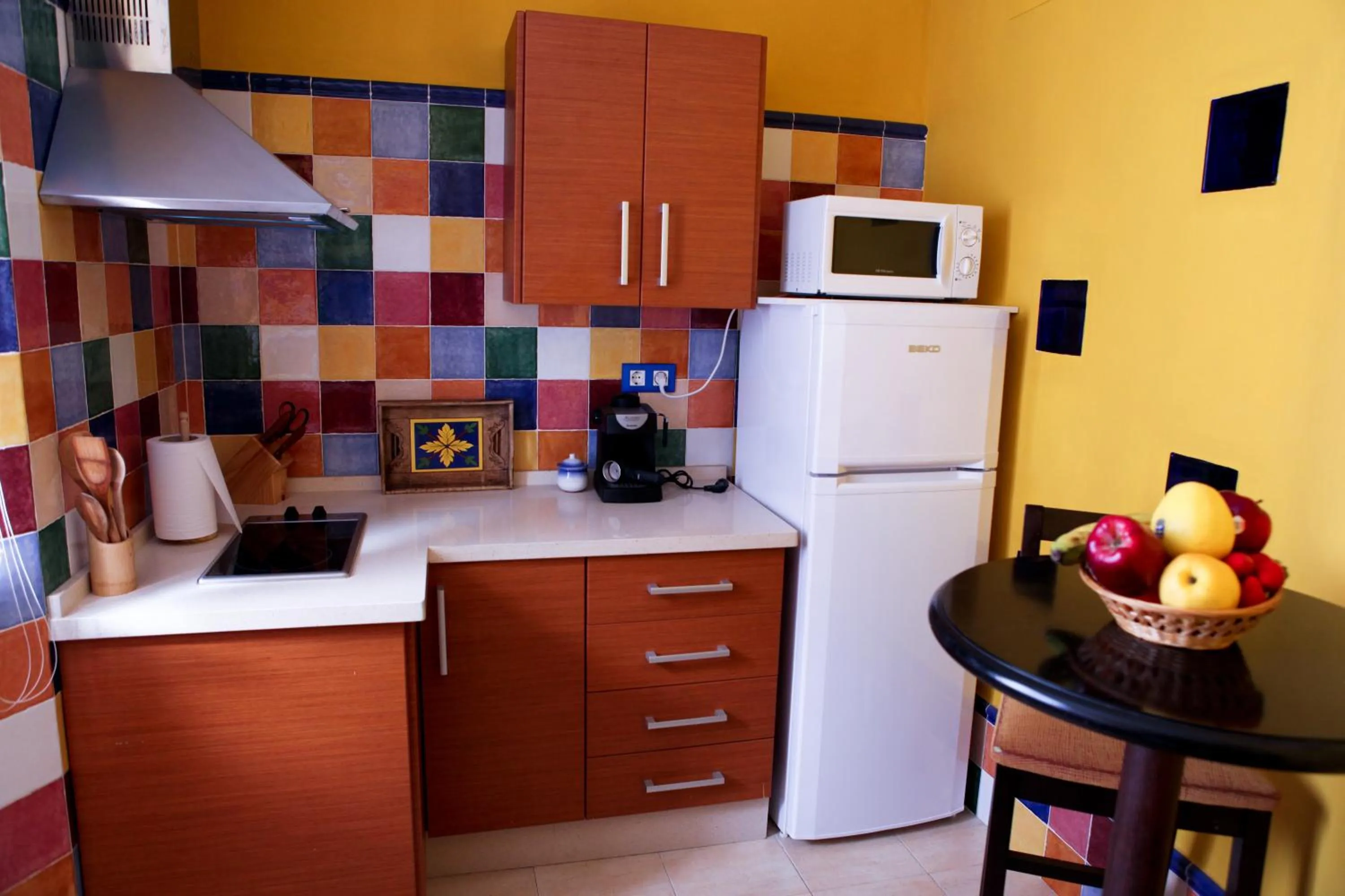 Kitchen or kitchenette in Hotel Rocio