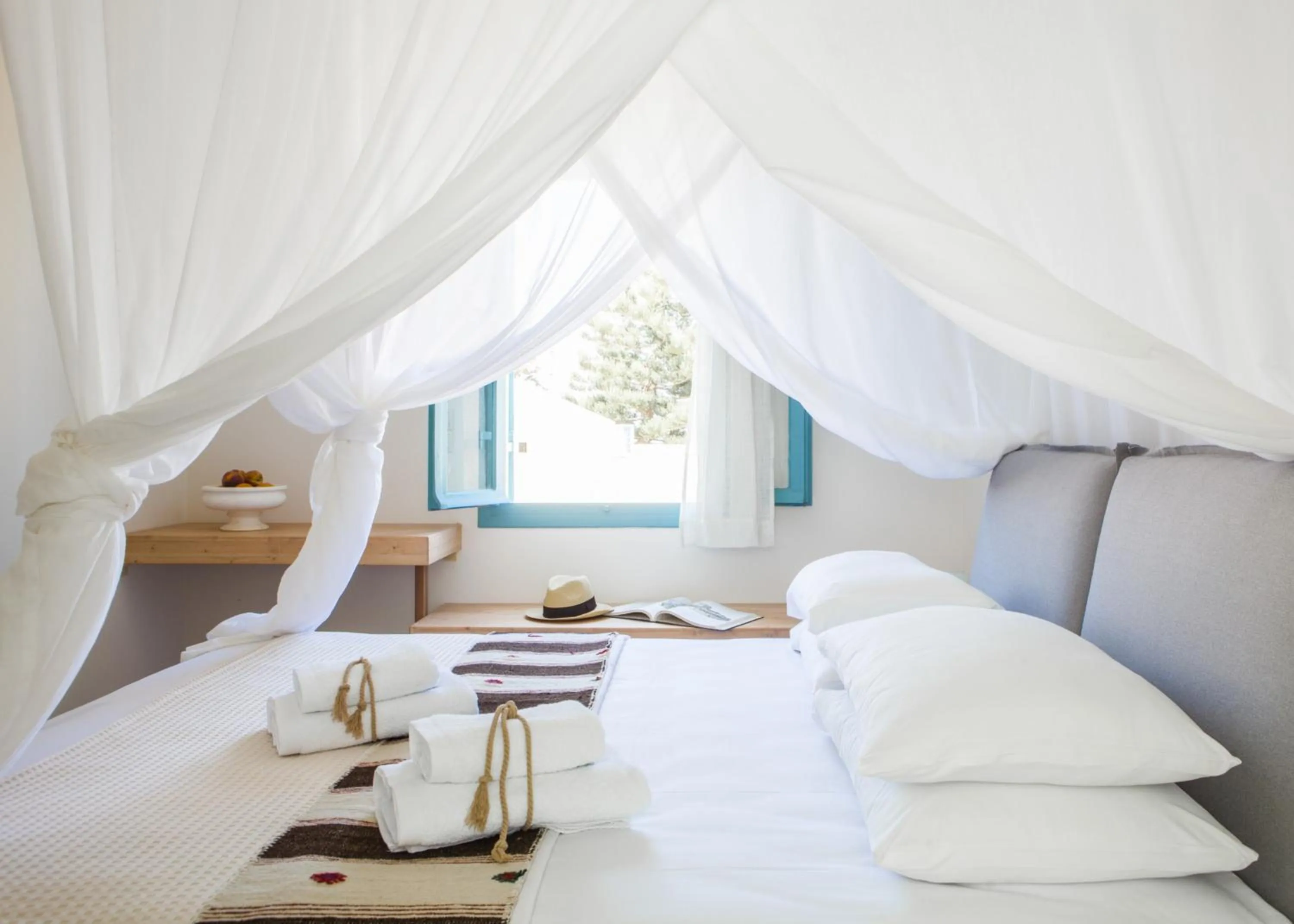 Bed in Villa Iokasti