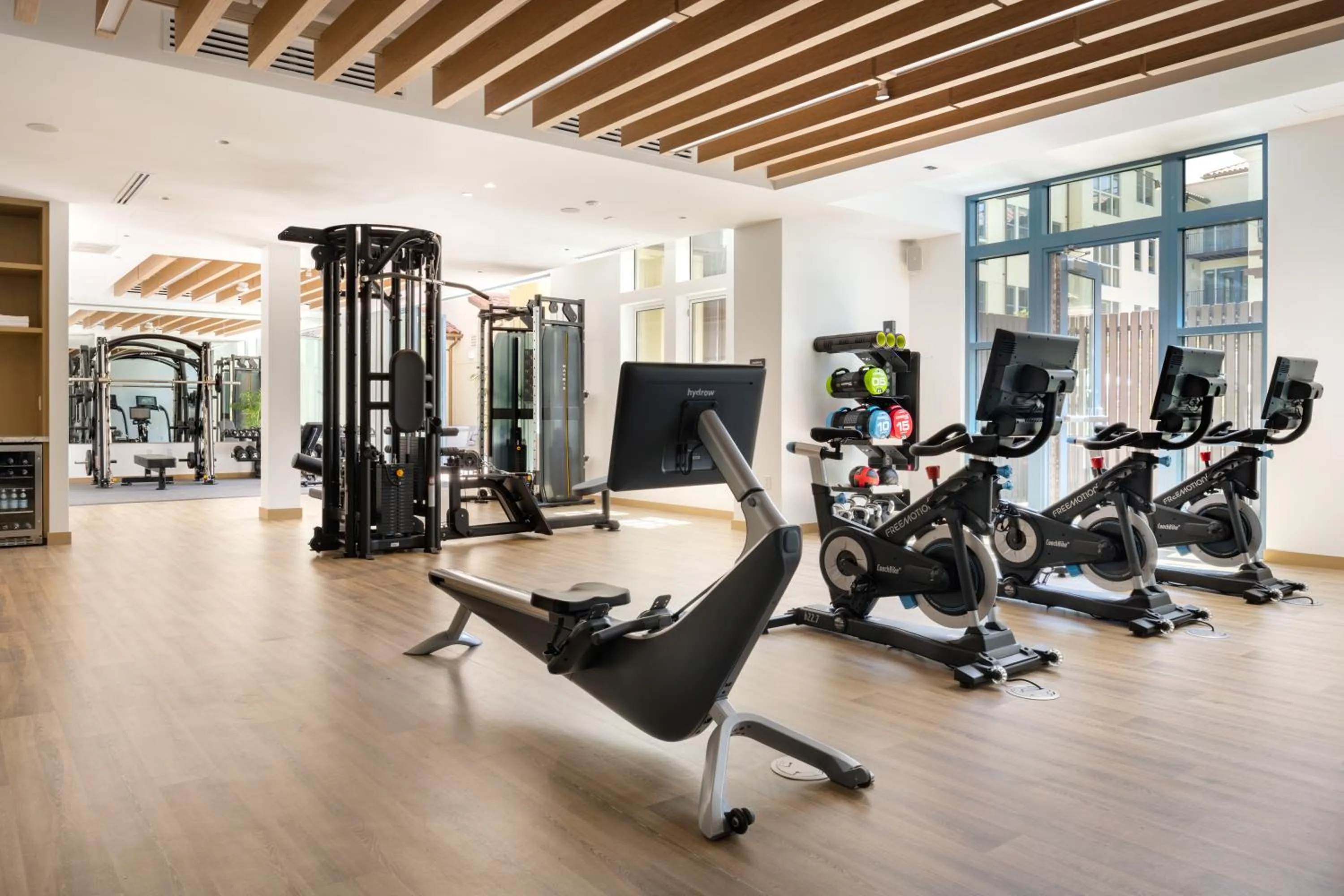 Fitness centre/facilities in Mint House Menlo Park by Kasa