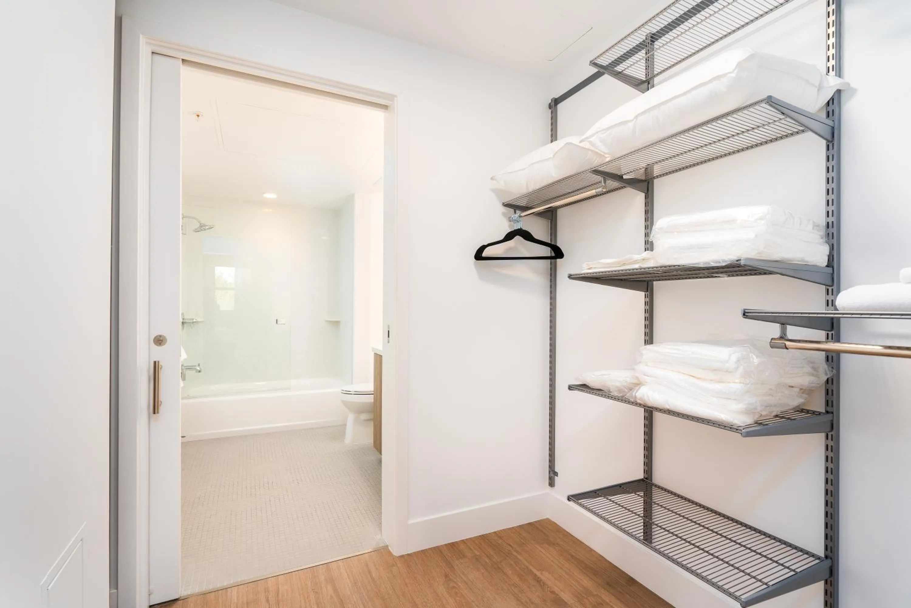 Bedroom, Bed in Mint House Menlo Park by Kasa