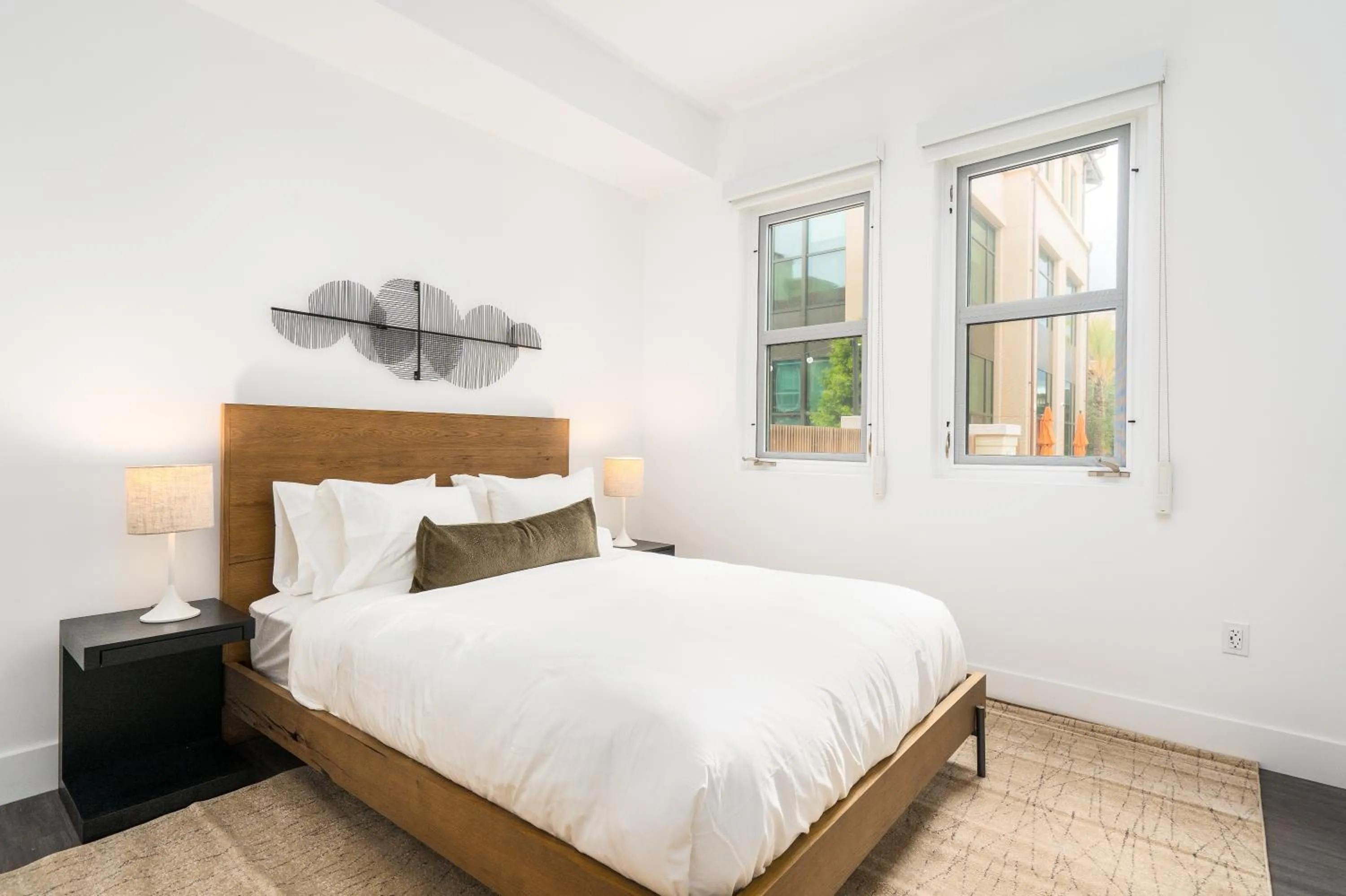 Bedroom, Bed in Mint House Menlo Park by Kasa