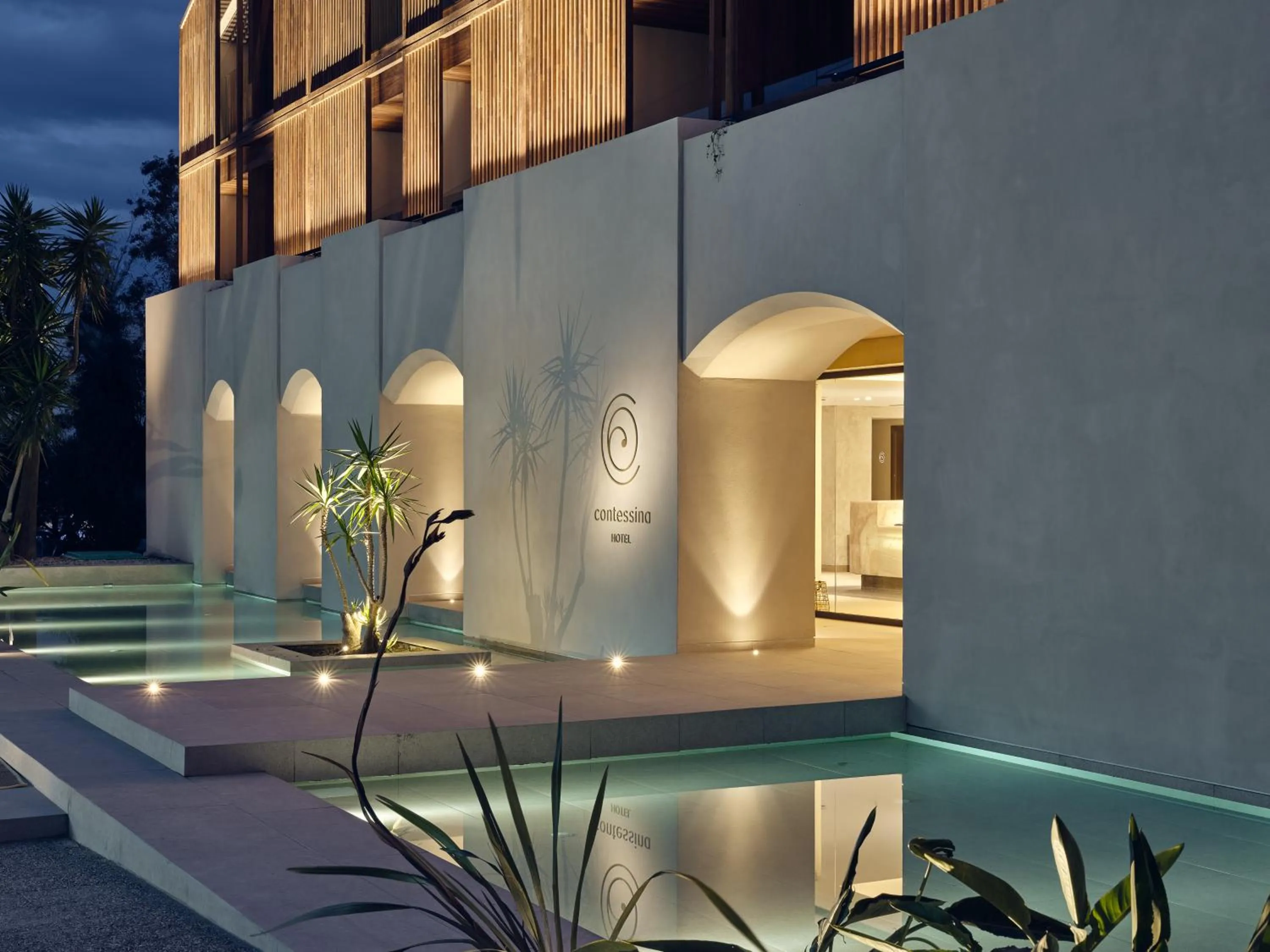 Lobby or reception in Contessina Hotel