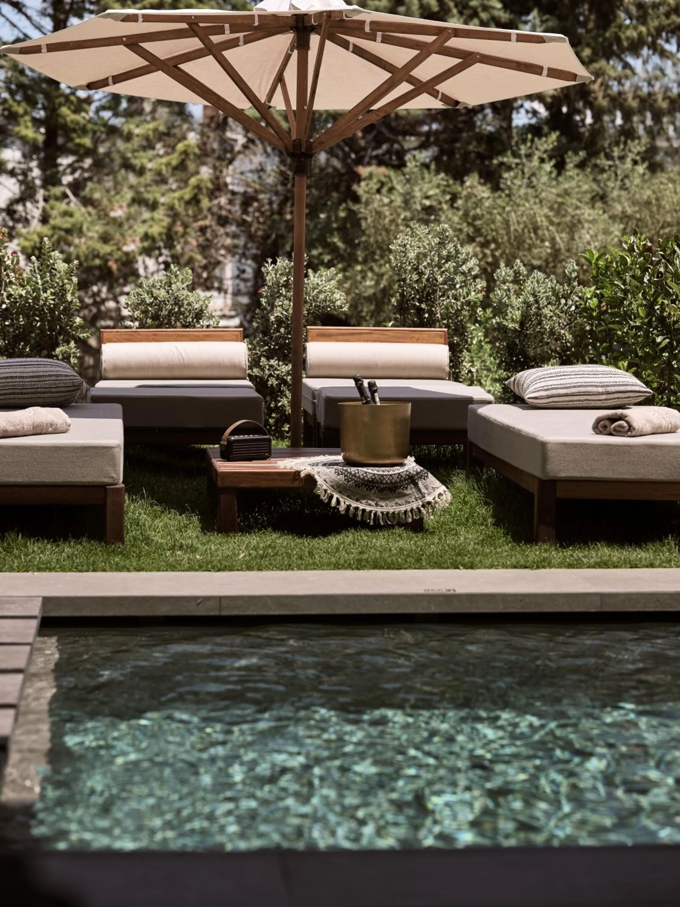 Patio in Contessina Hotel