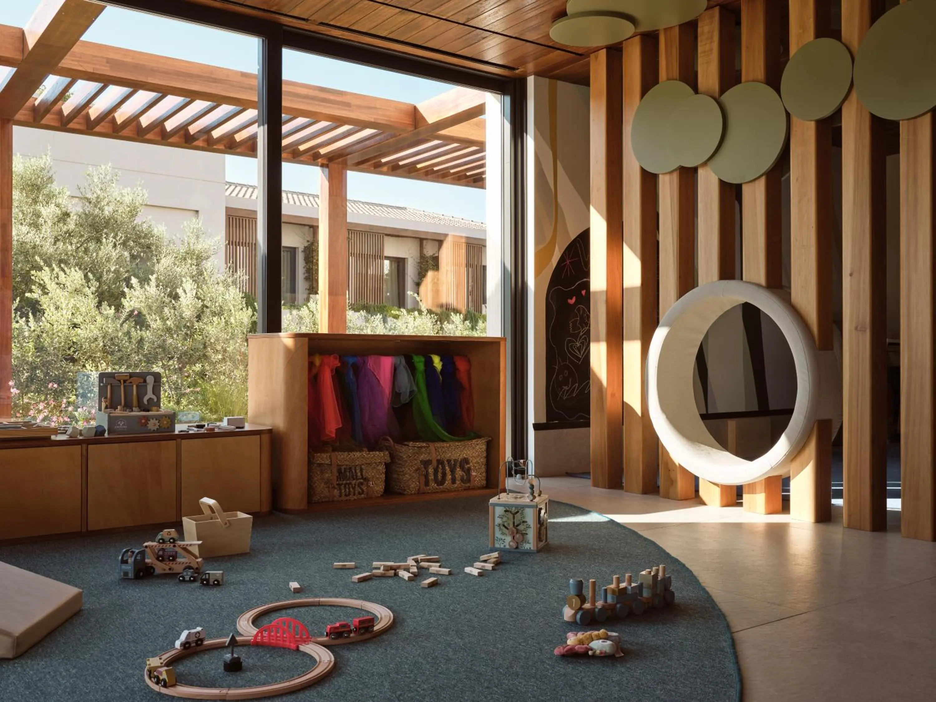 Children play ground in Contessina Hotel