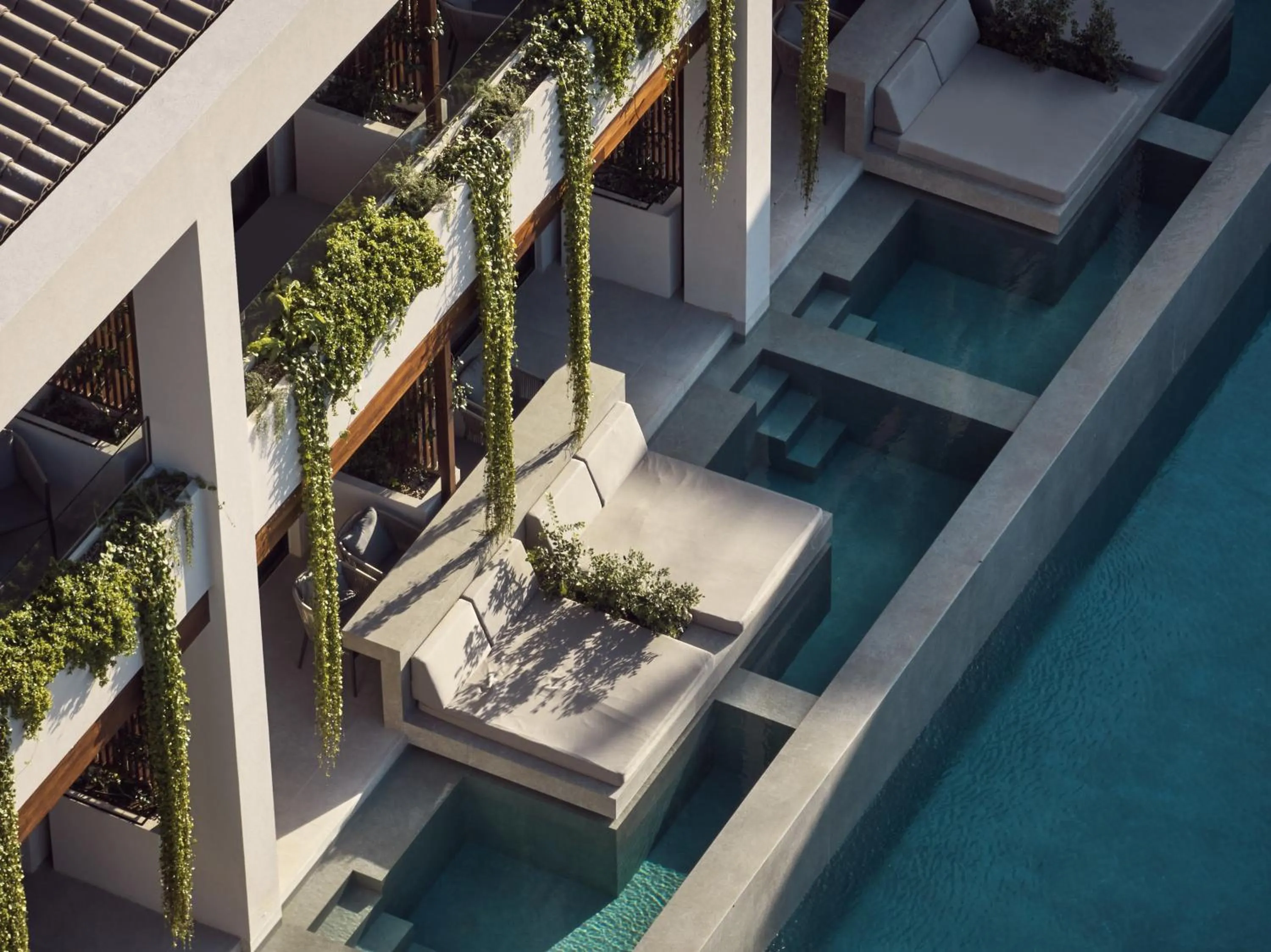 Pool view in Contessina Hotel