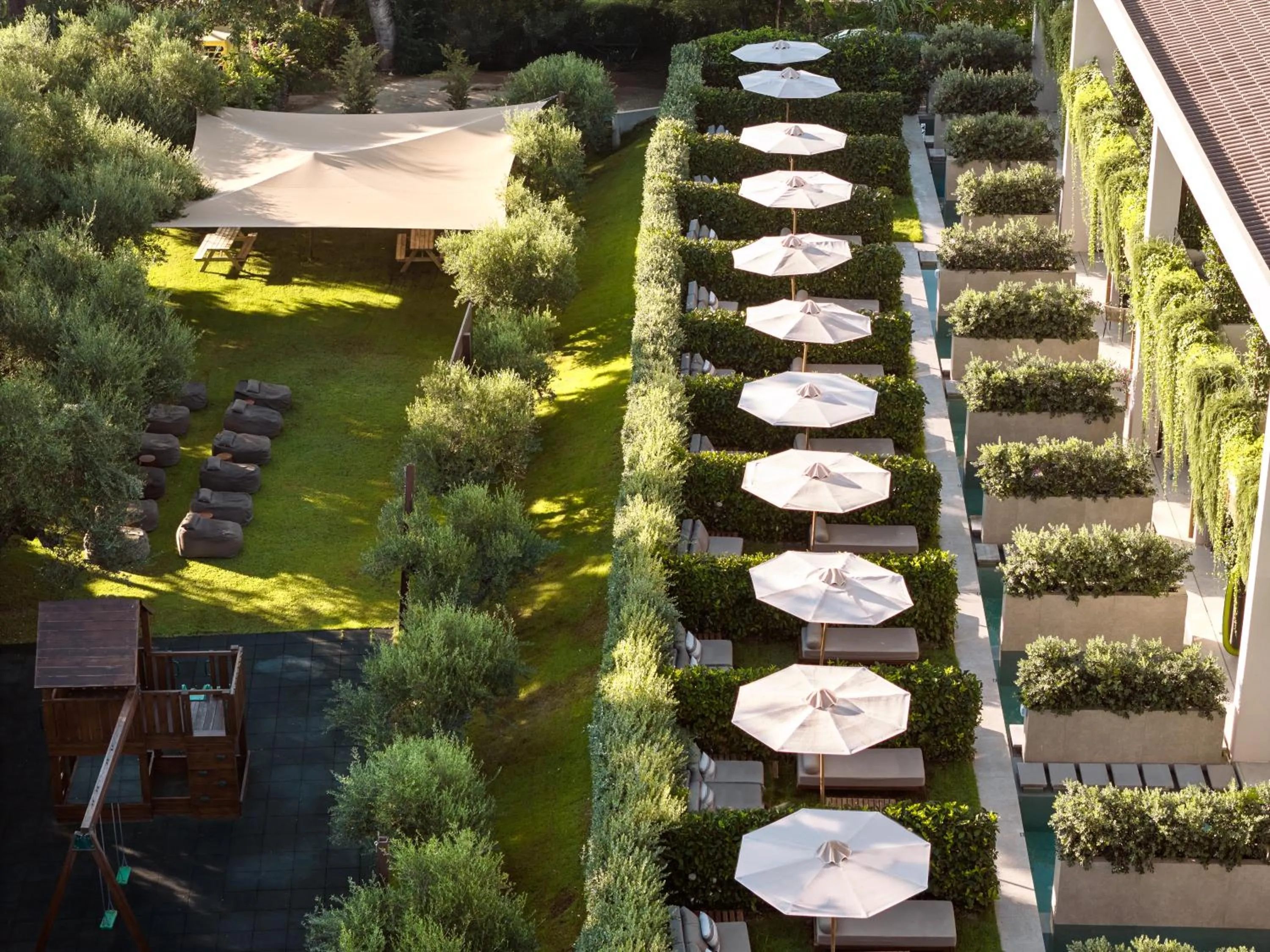 Garden view in Contessina Hotel