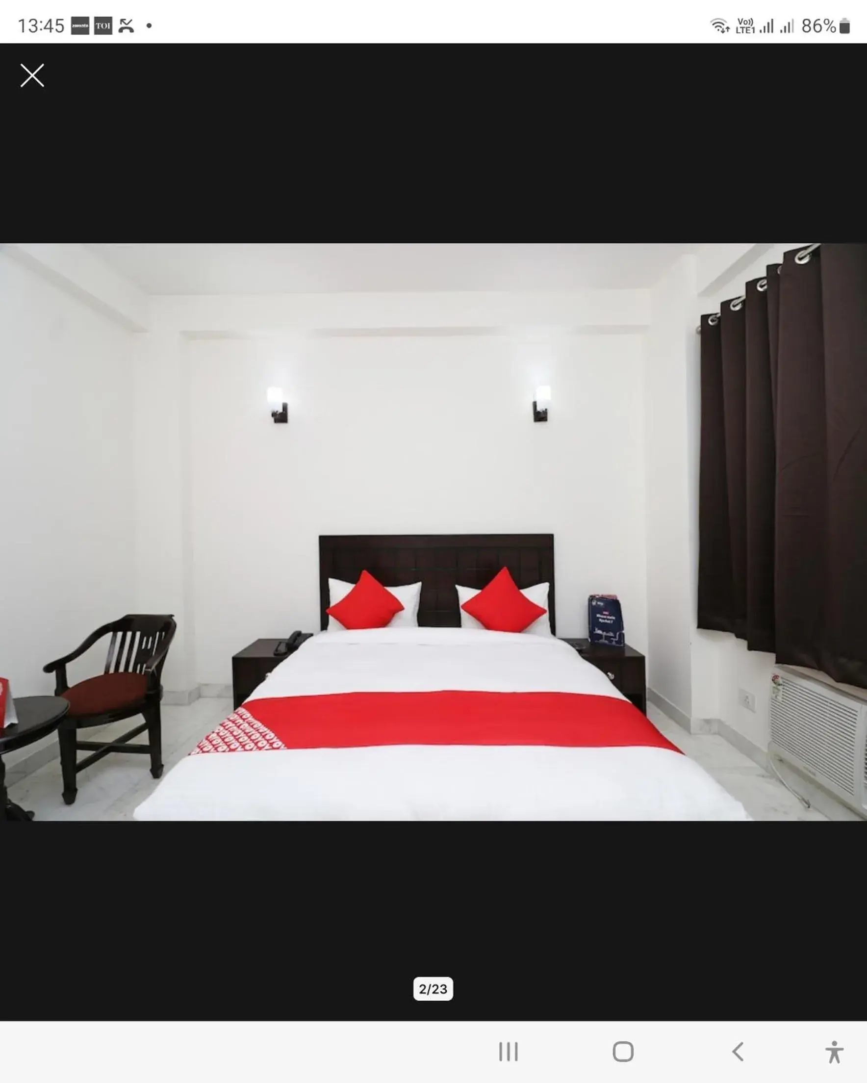 Bed in The primero hotel Bed in The primero hotel