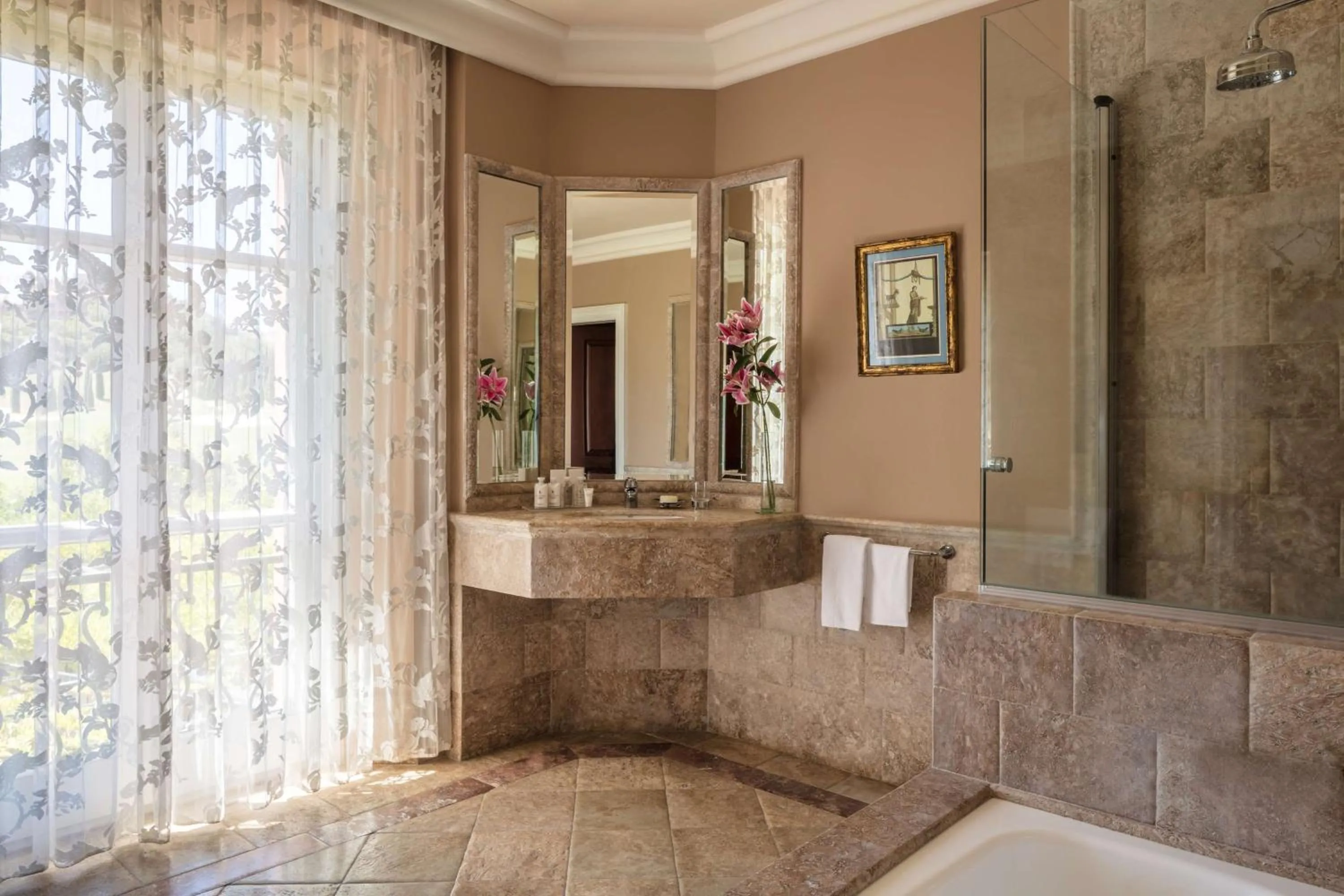 Bathroom in Anantara Villa Padierna Palace Benahavís Marbella Resort - A Leading Hotel of the World