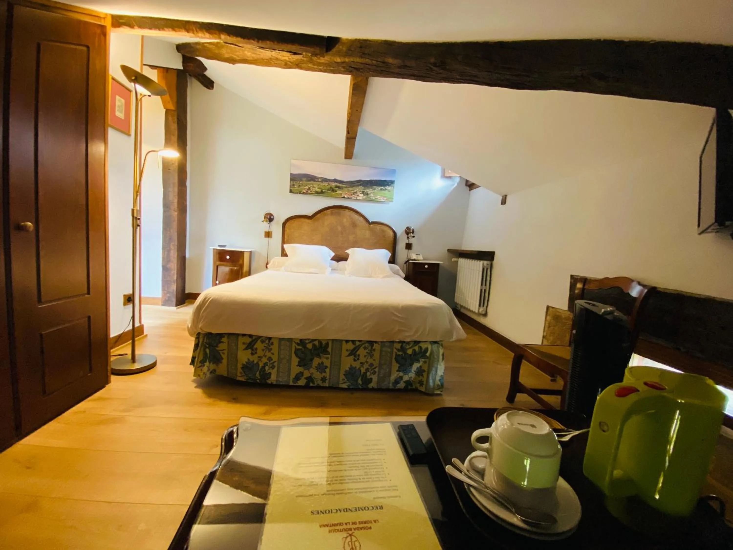 Bed in Posada La Torre de La Quintana