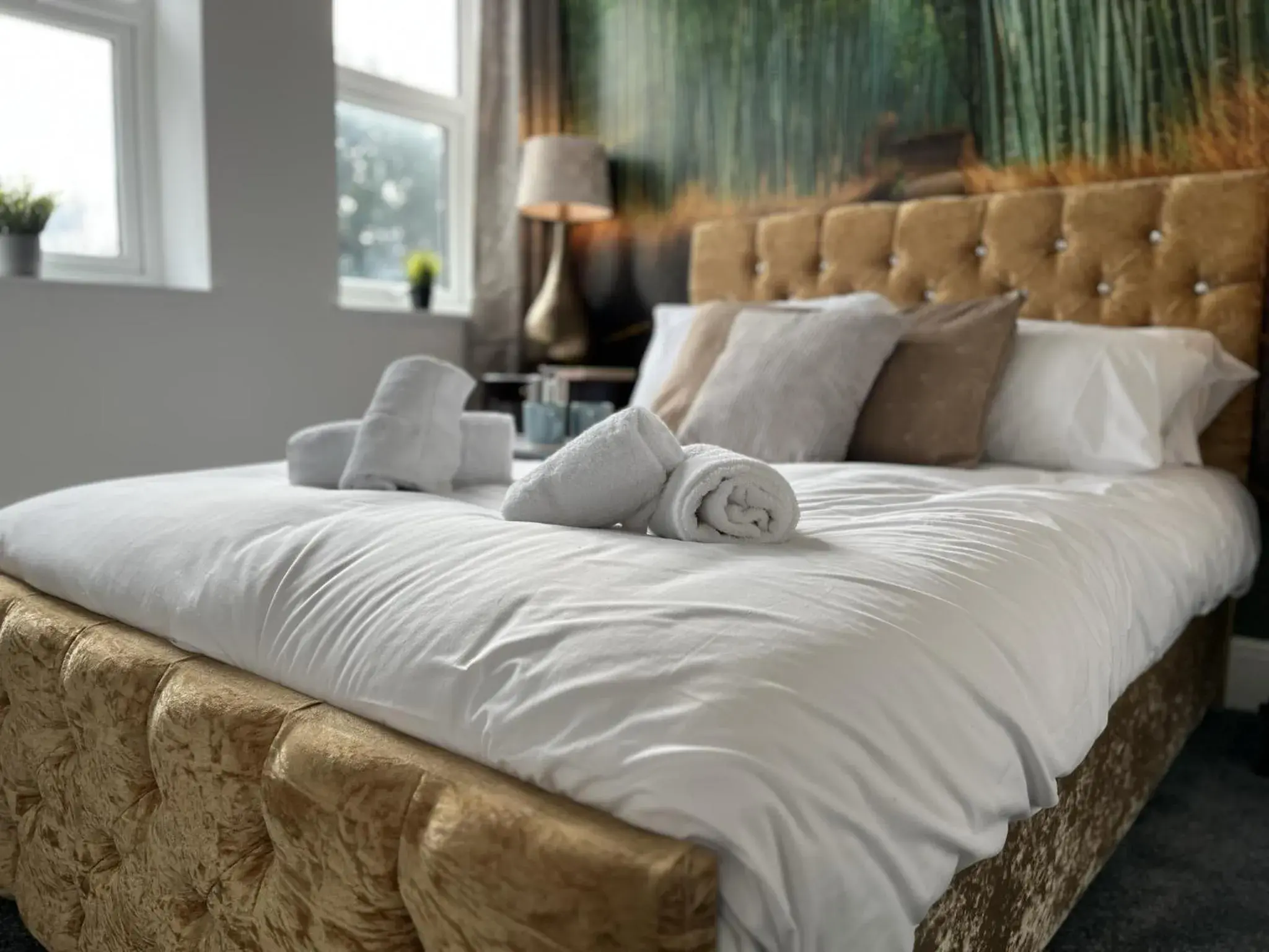 Bedroom, Bed in Modern 1 bed studios for comfy stay in Preston Bedroom, Bed in Modern 1 bed studios for comfy stay in Preston