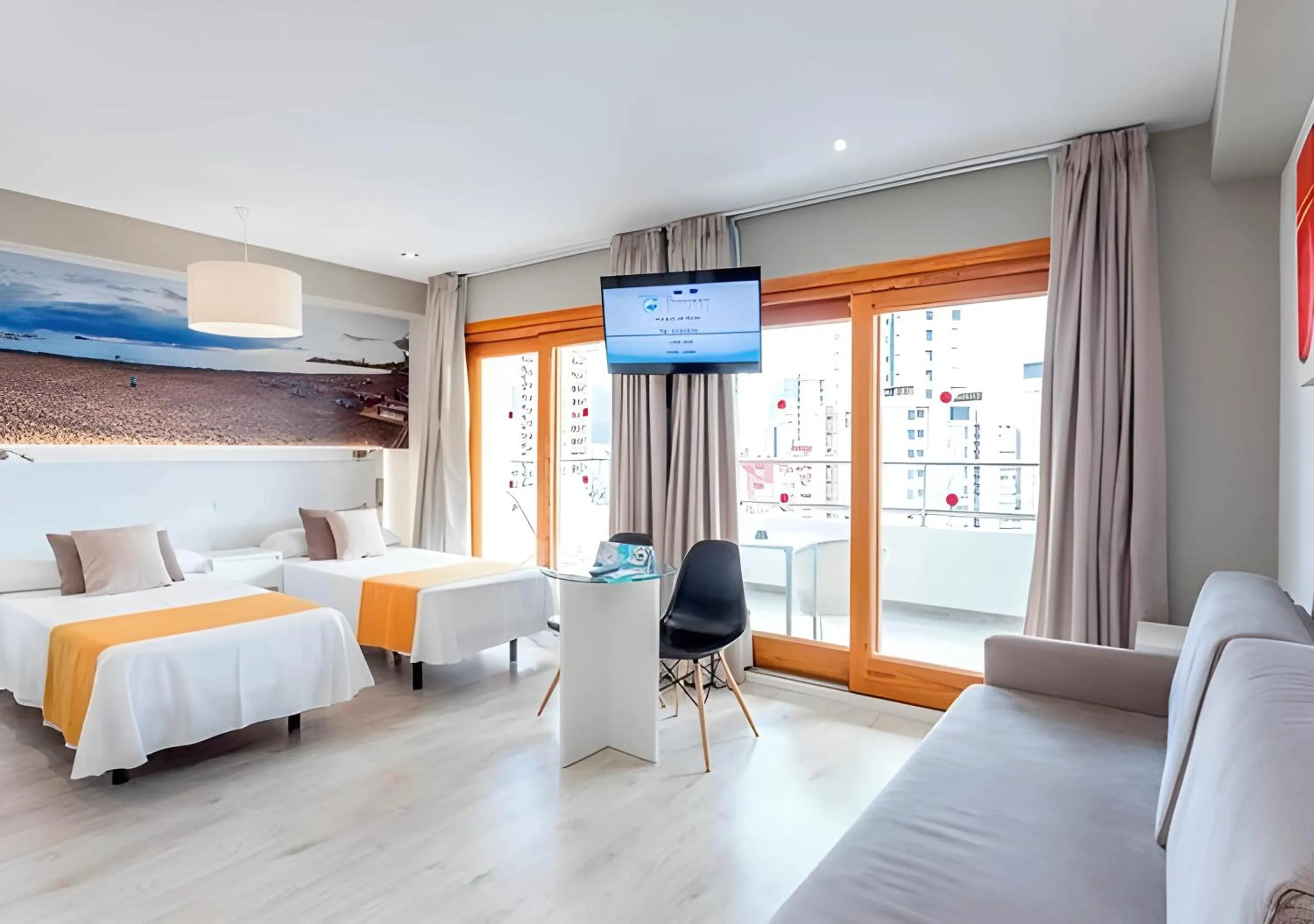 Bed in Flamingo Beach Resort - Adults Recommended