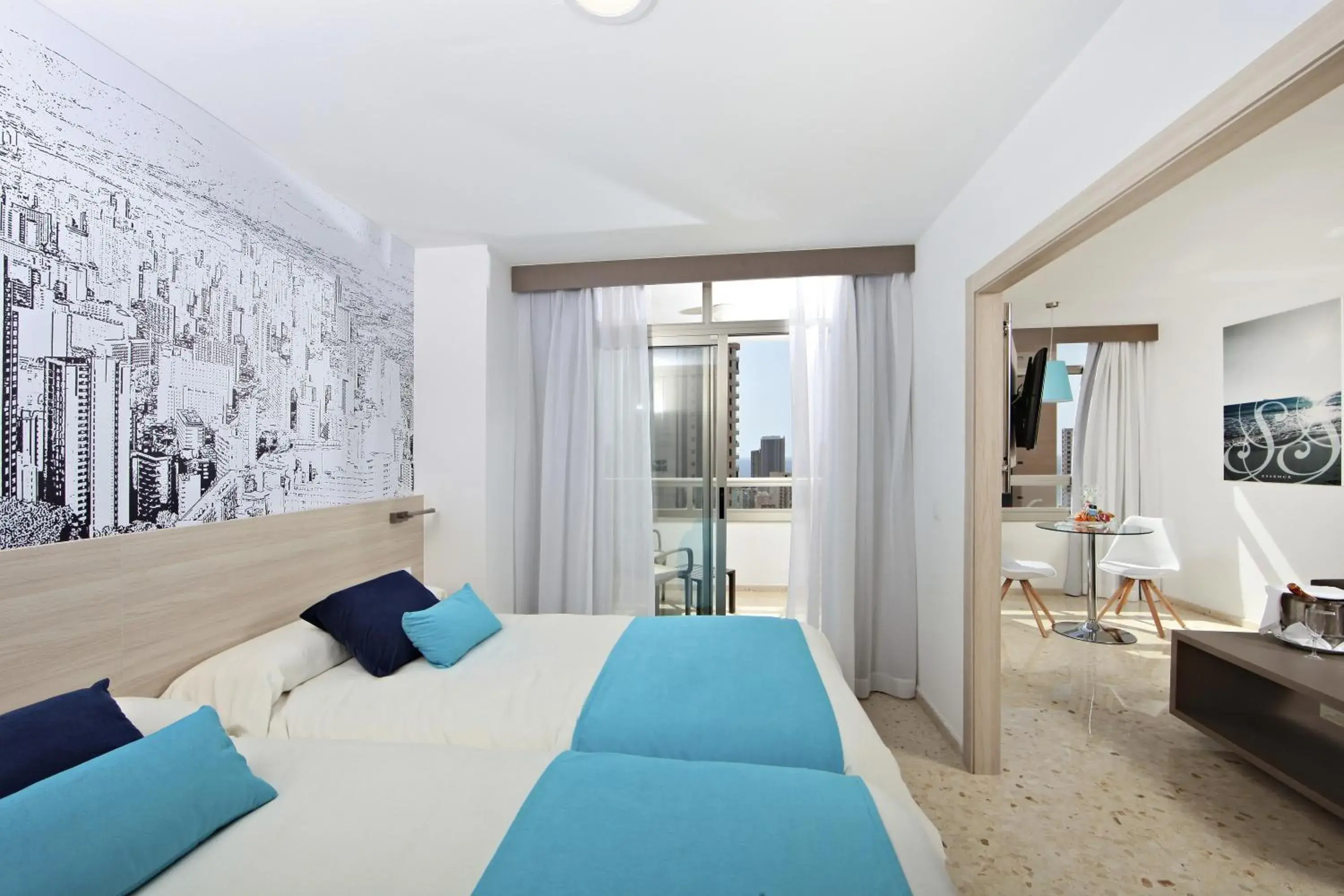 Bedroom, Bed in Flamingo Beach Resort - Adults Recommended Bedroom, Bed in Flamingo Beach Resort - Adults Recommended