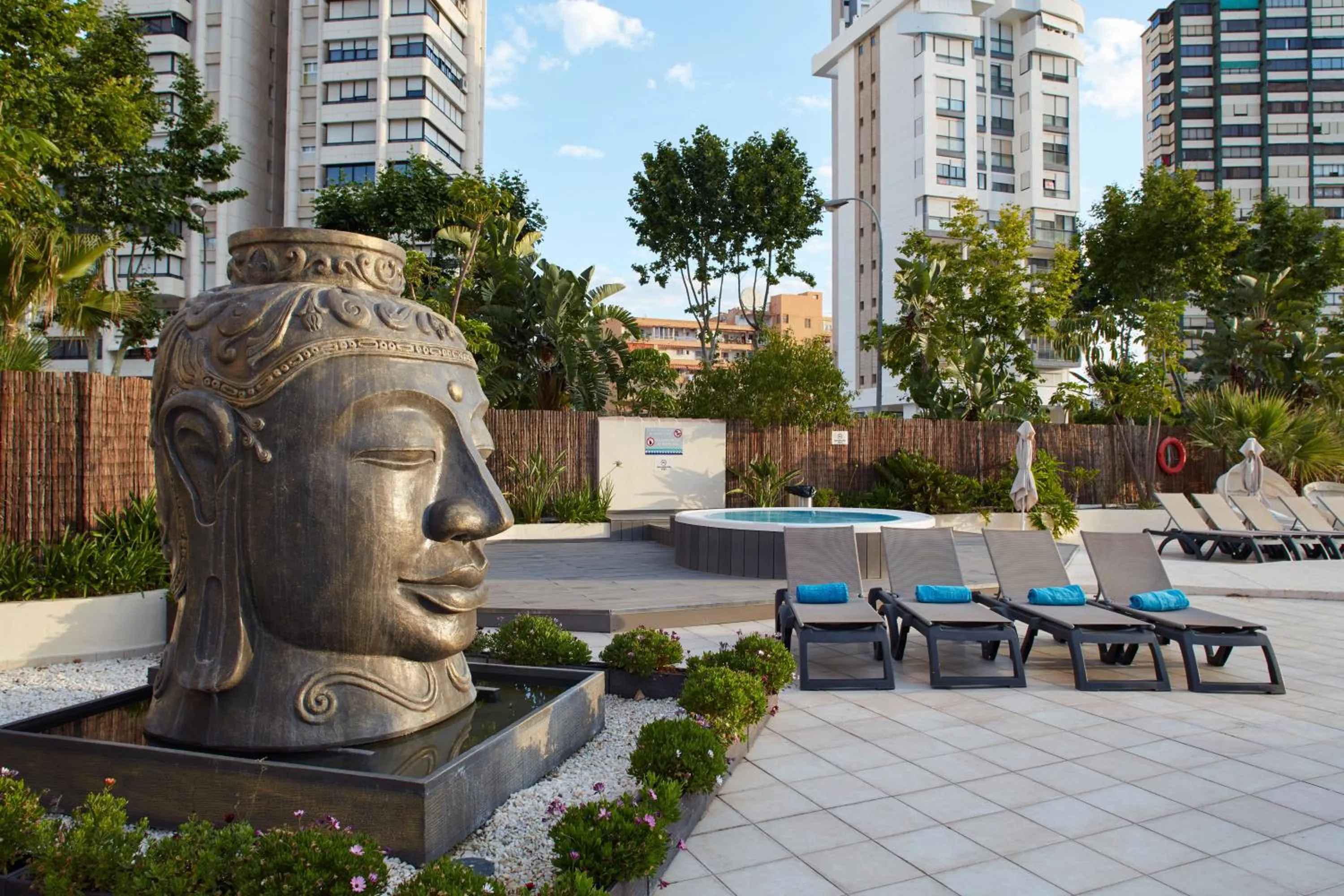 Swimming pool in Flamingo Beach Resort - Adults Recommended