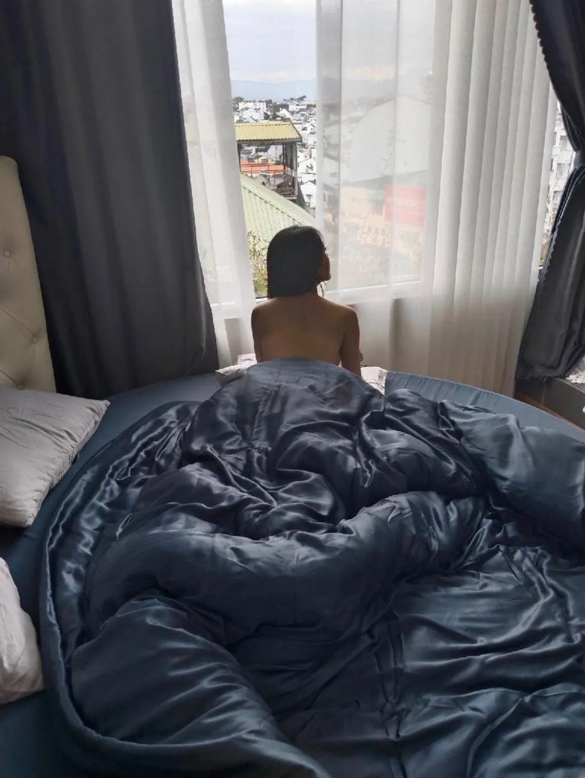 View (from property/room), Bed in AMIGO Luxury Palace- Cạnh Chợ Đêm Đà Lạt