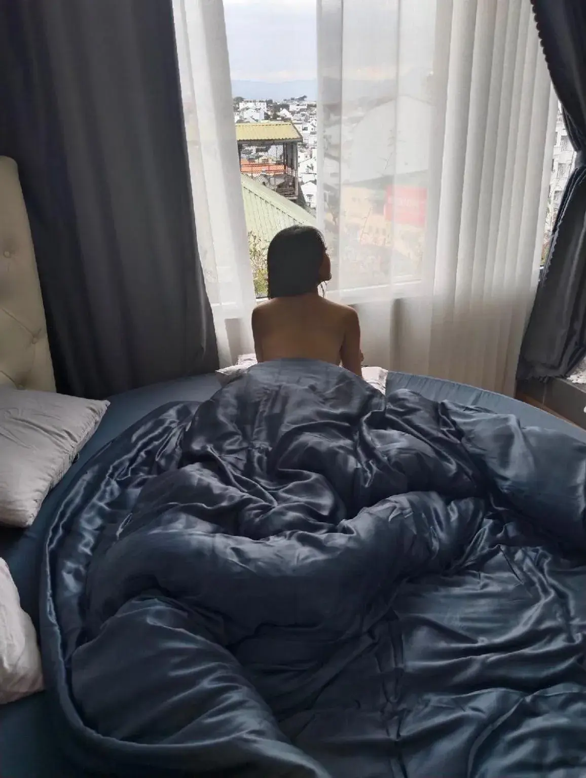 View (from property/room), Bed in AMIGO Luxury Palace- Cạnh Chợ Đêm Đà Lạt View (from property/room), Bed in AMIGO Luxury Palace- Cạnh Chợ Đêm Đà Lạt