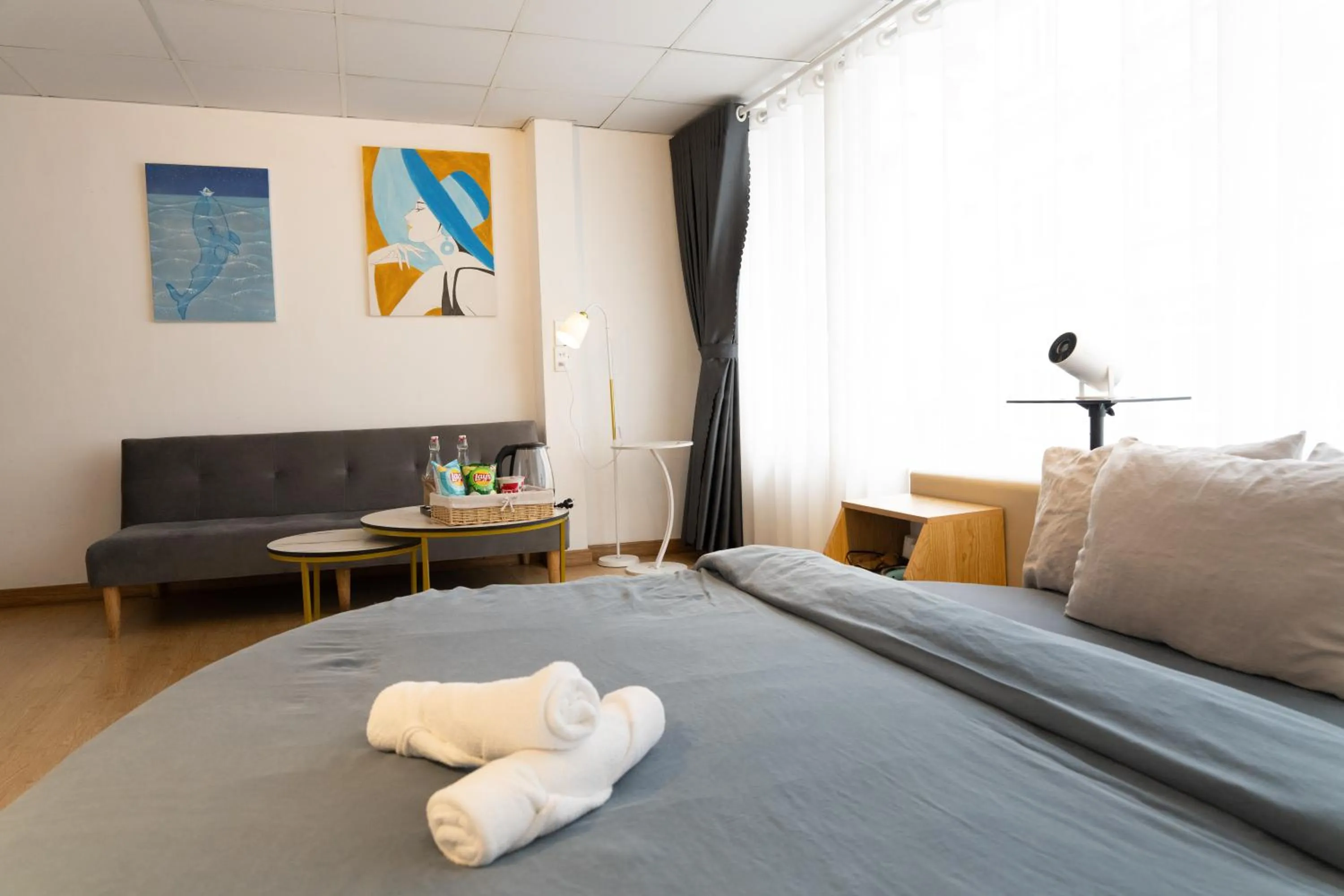 Bed in AMIGO Luxury Palace- Cạnh Chợ Đêm Đà Lạt