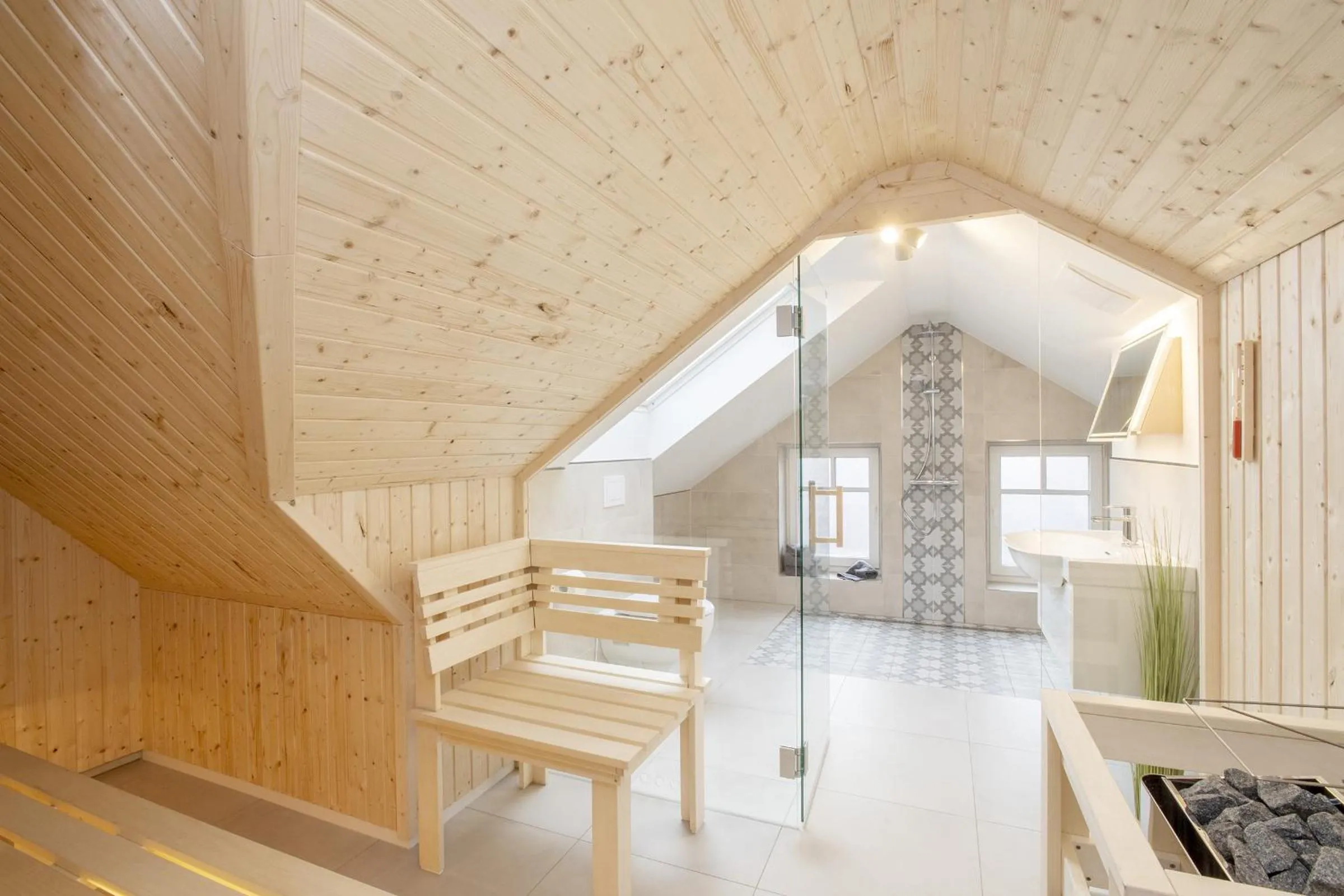 Spa and wellness centre/facilities in Ferienwohnung Bootsmann