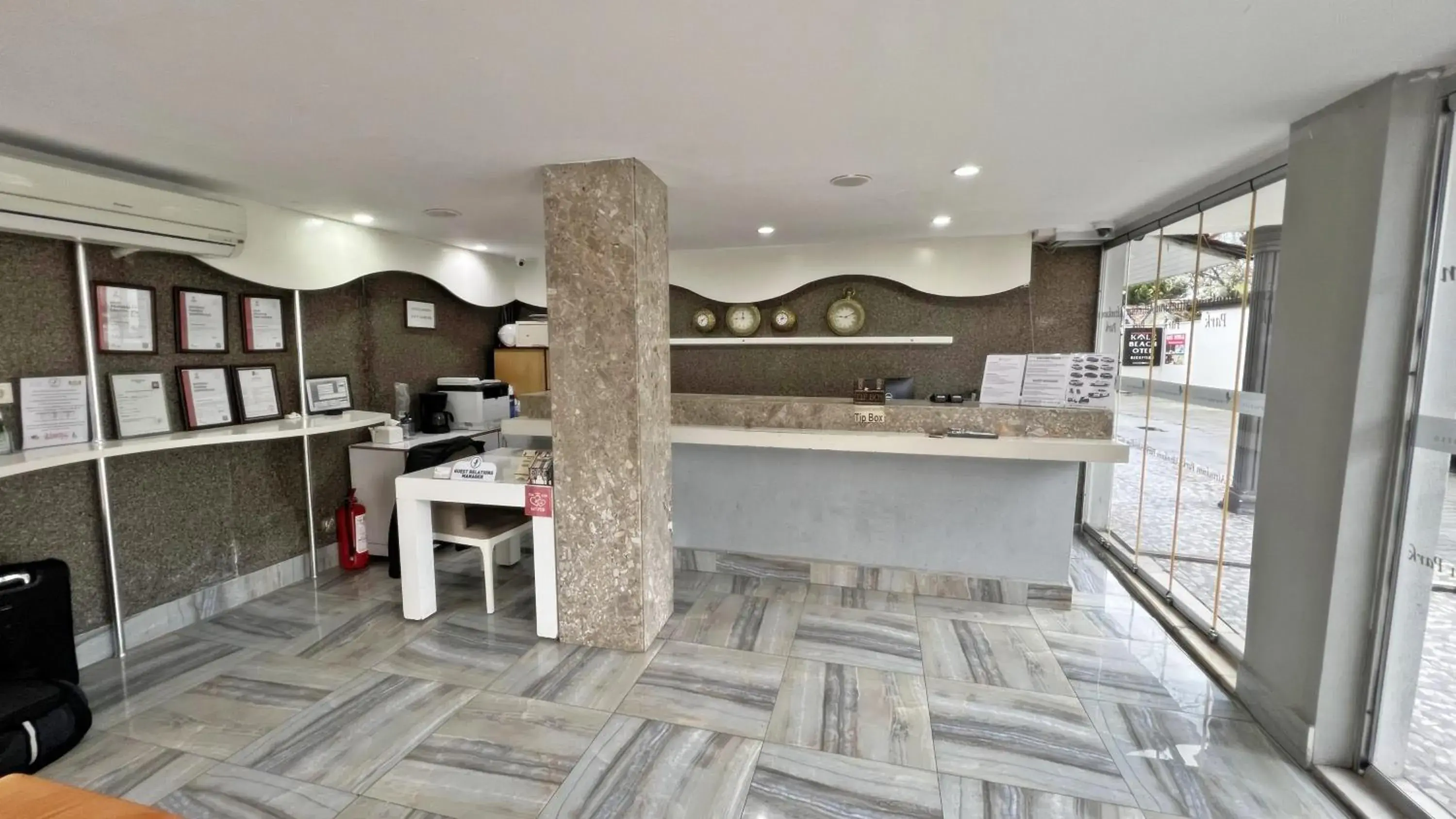 Lobby or reception in Clover Magic Nova Beach Hotel Lobby or reception in Clover Magic Nova Beach Hotel