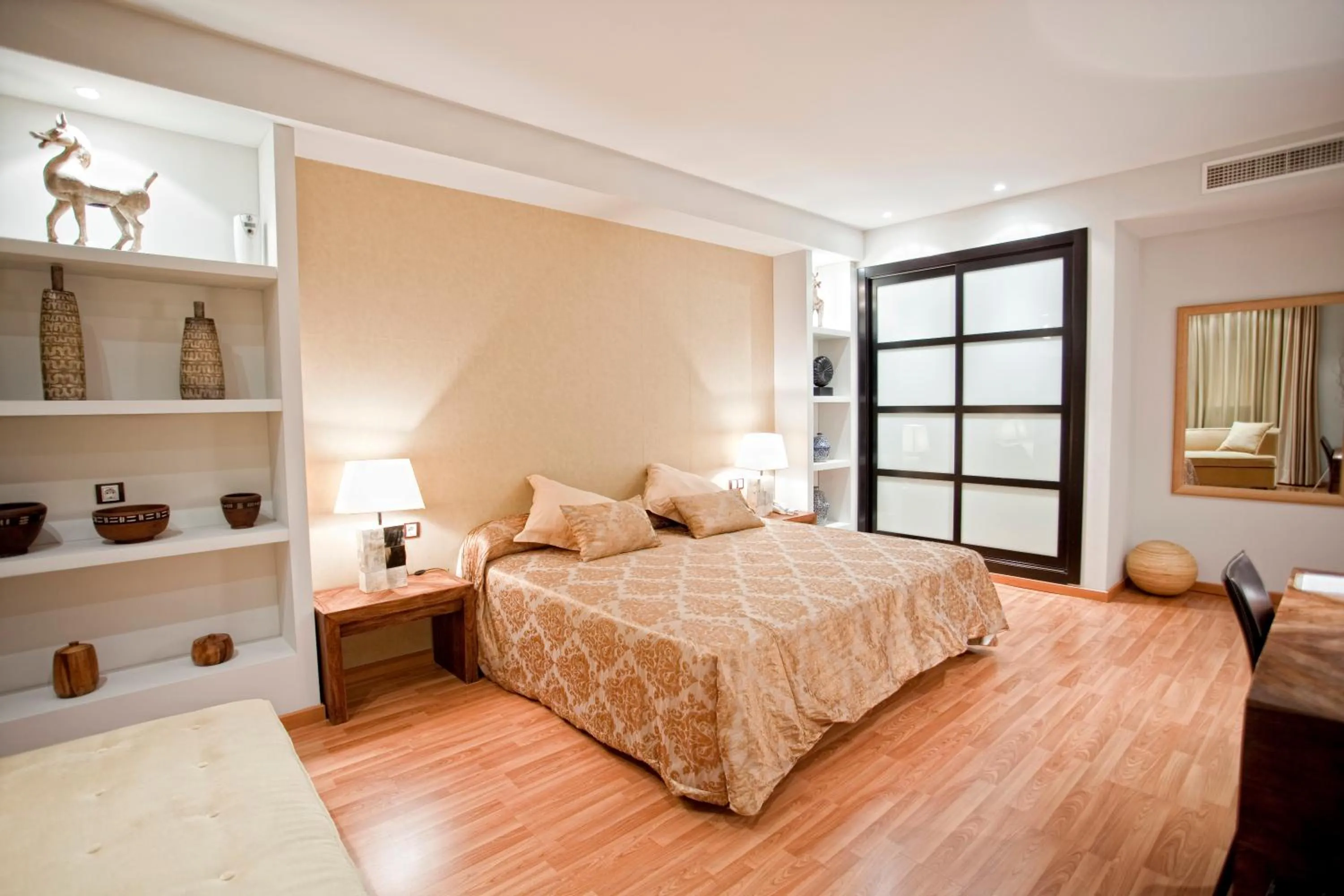 Decorative detail, Bed in Cortijo Chico Málaga Airport