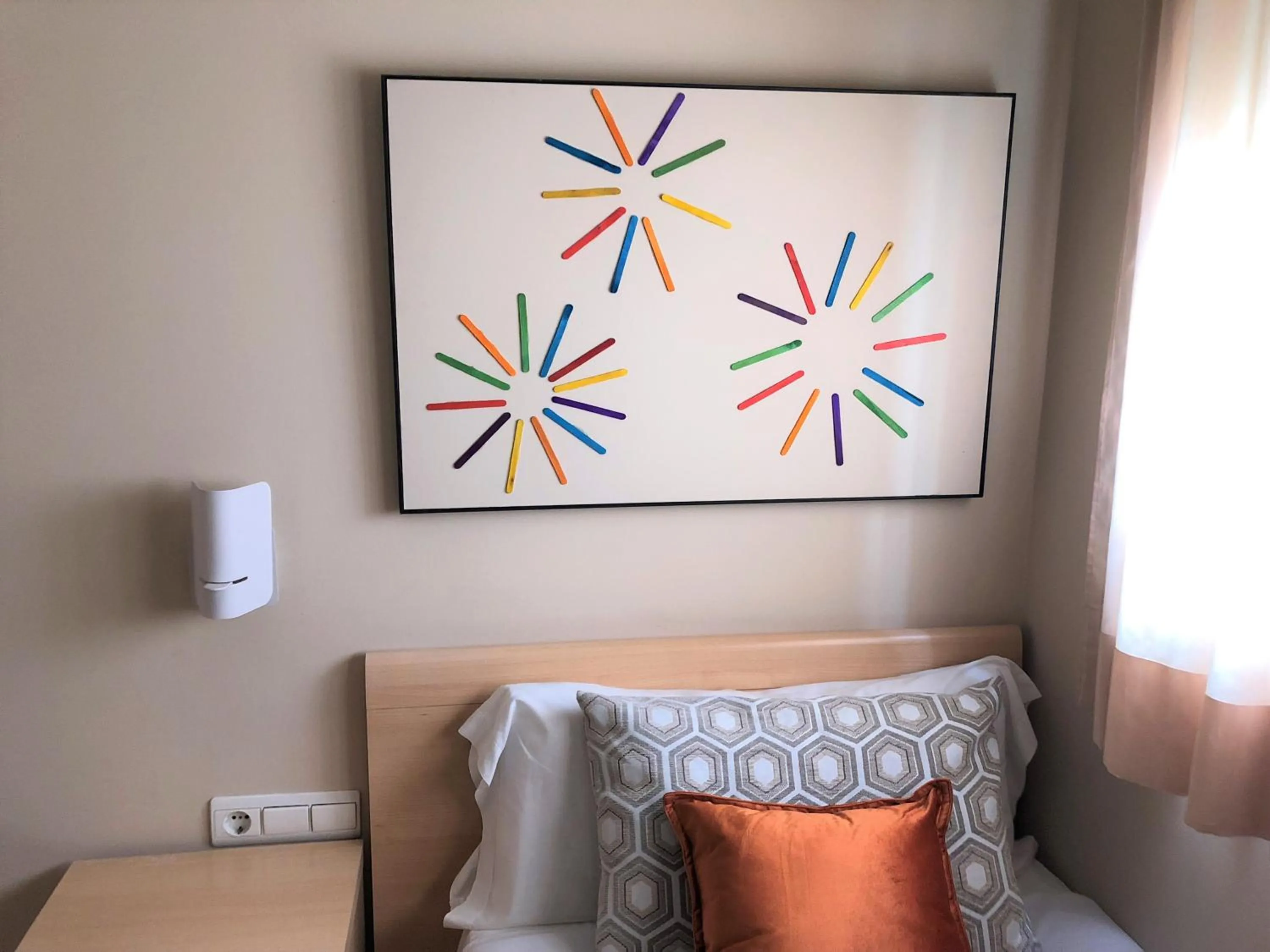 Bed in Apartamentos Plaza Picasso