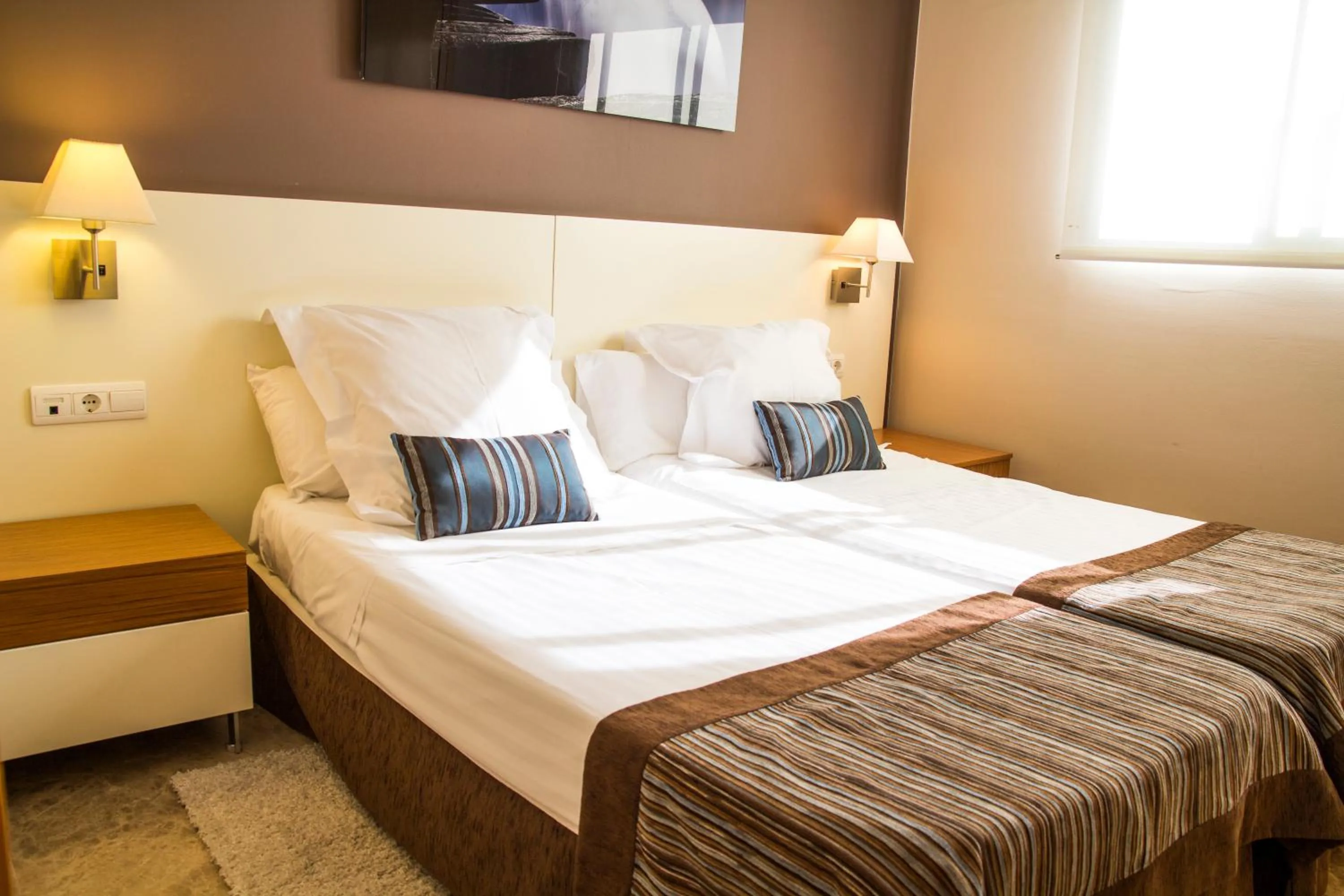 Bed in Apartamentos Plaza Picasso