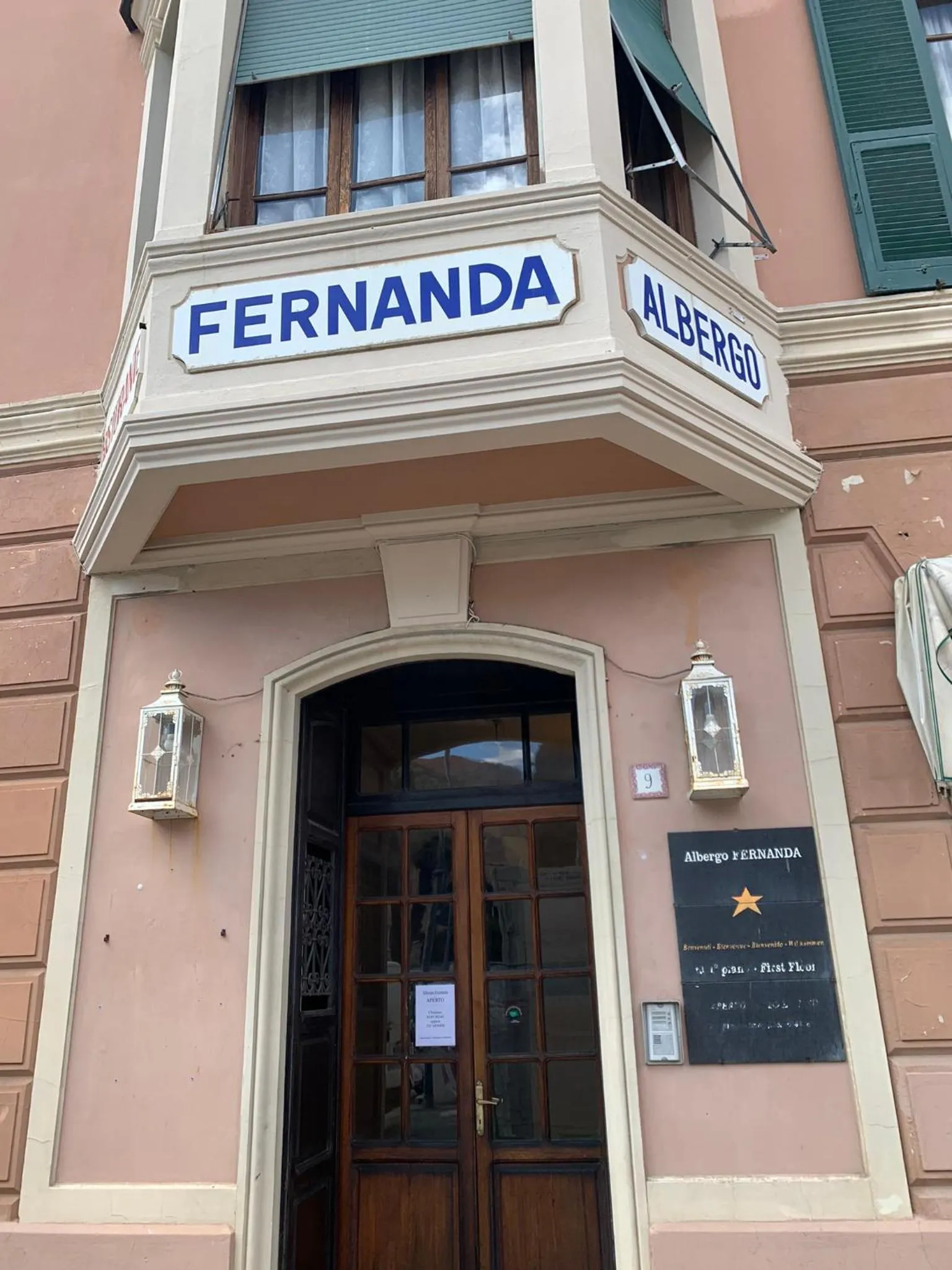 Facade/entrance in Hotel Fernanda