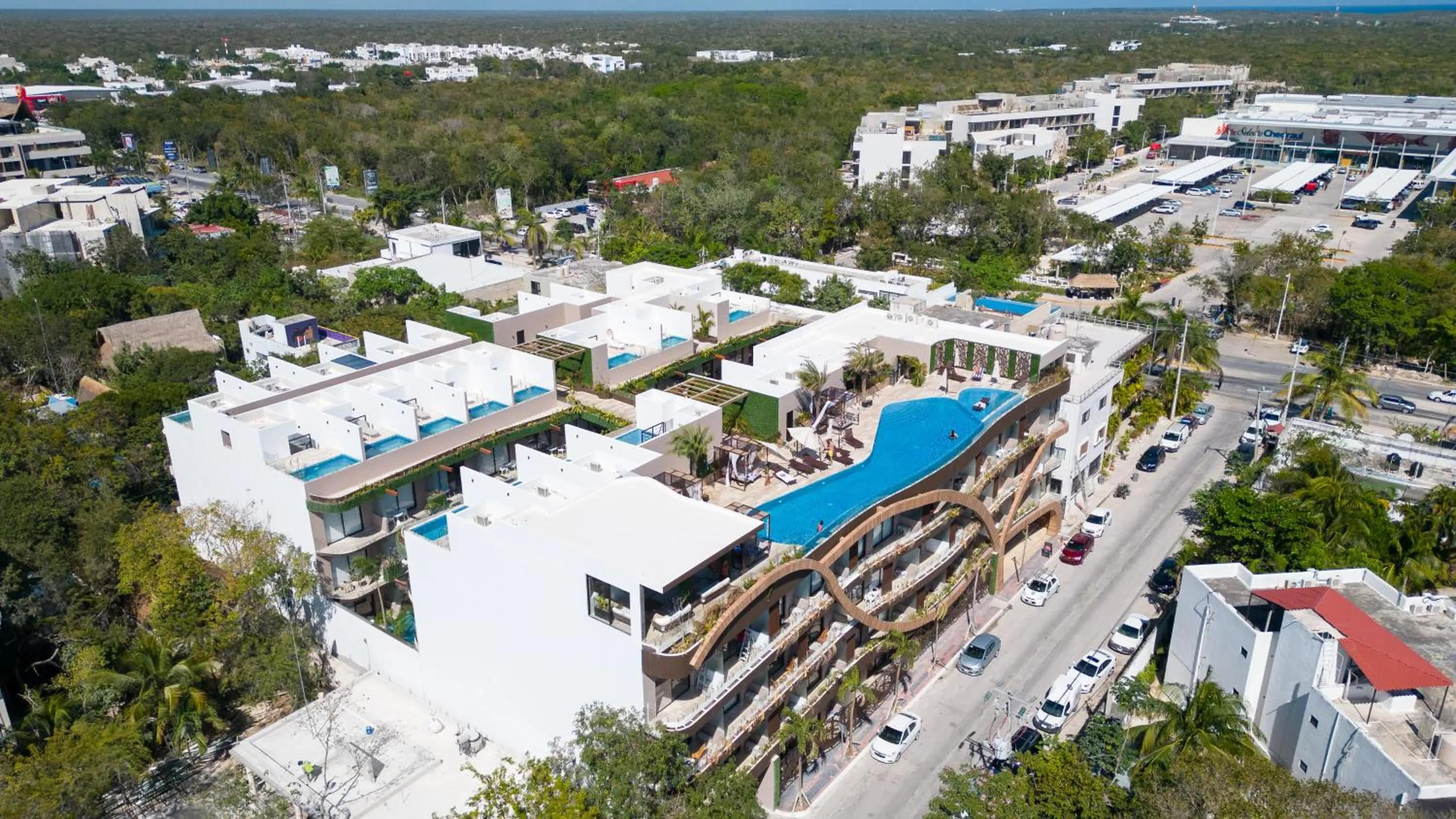 Property building in Luxurious Studio in Menesse Tulum Pool Gym Cinema By Yeah