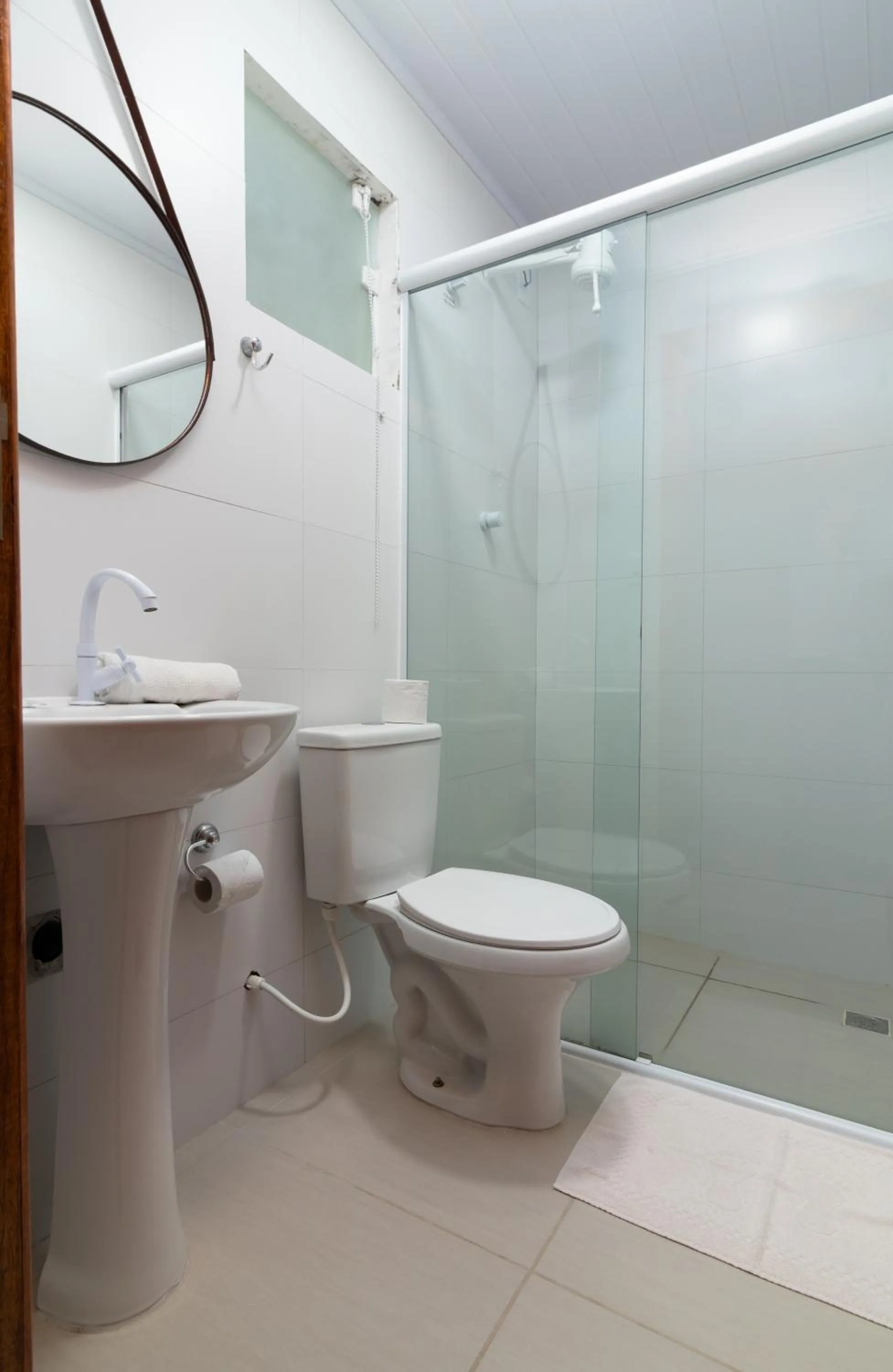 Shower in Suítes 91