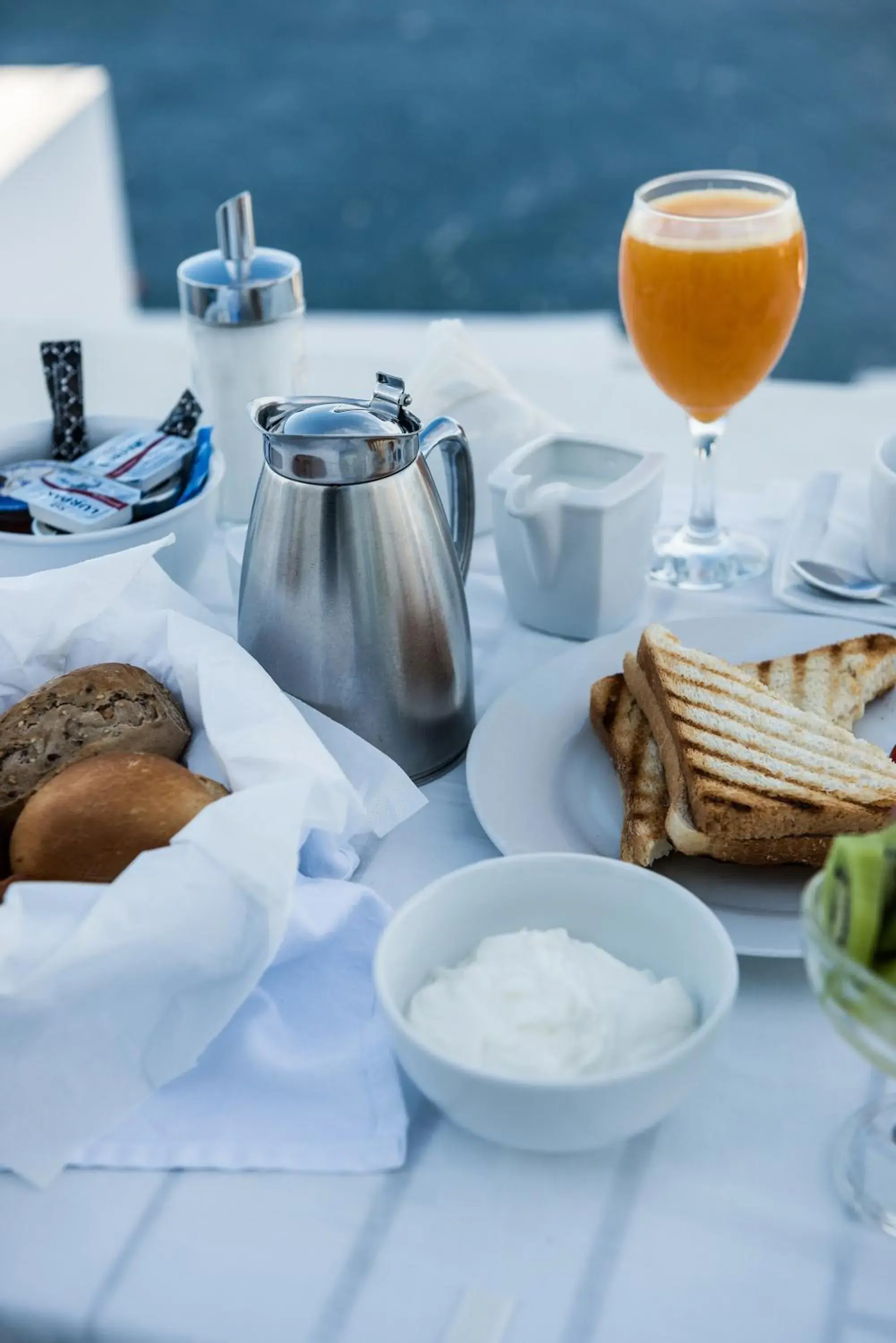 Continental breakfast in Pantelia Suites Continental breakfast in Pantelia Suites