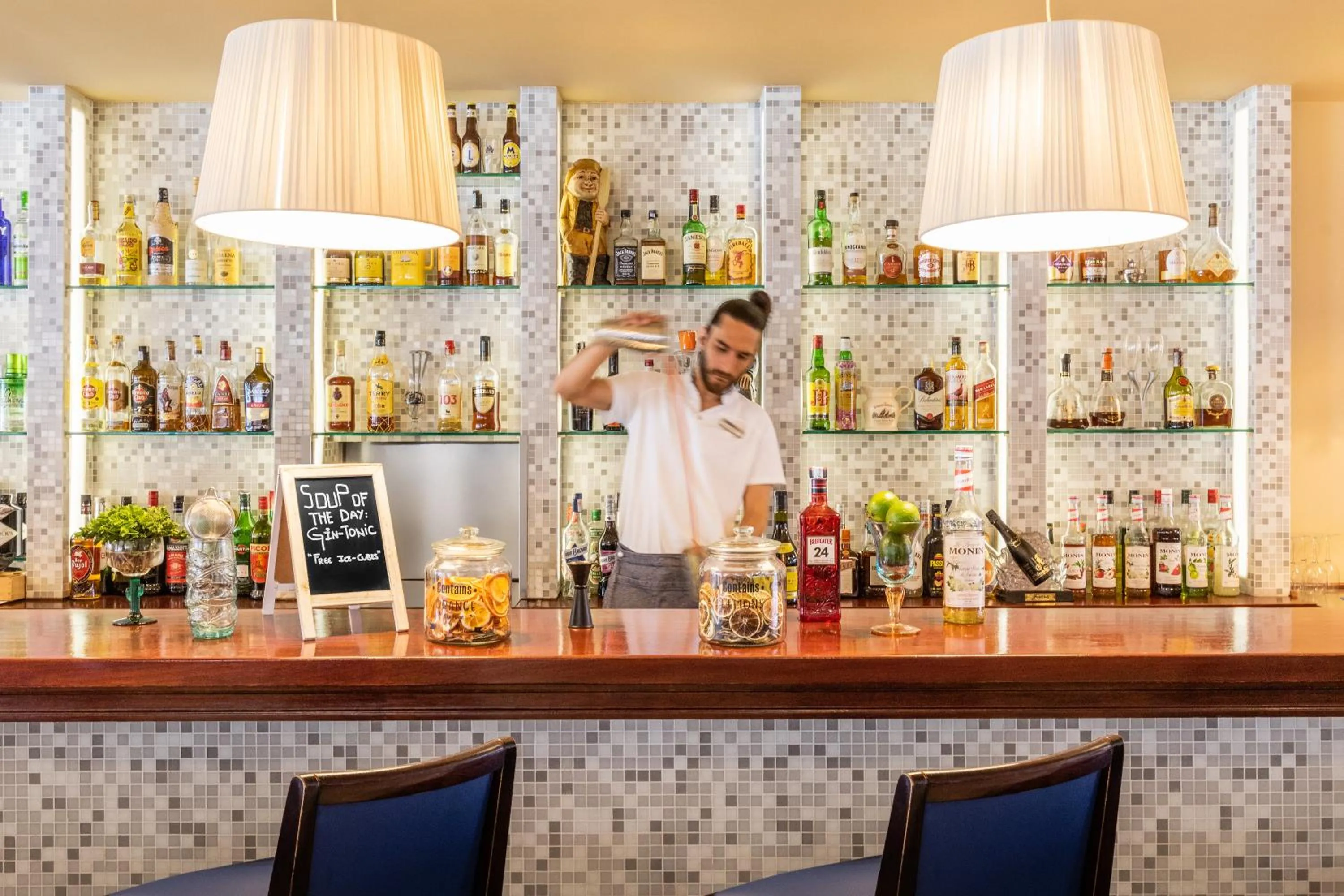 Lounge or bar in Hotel Anabel