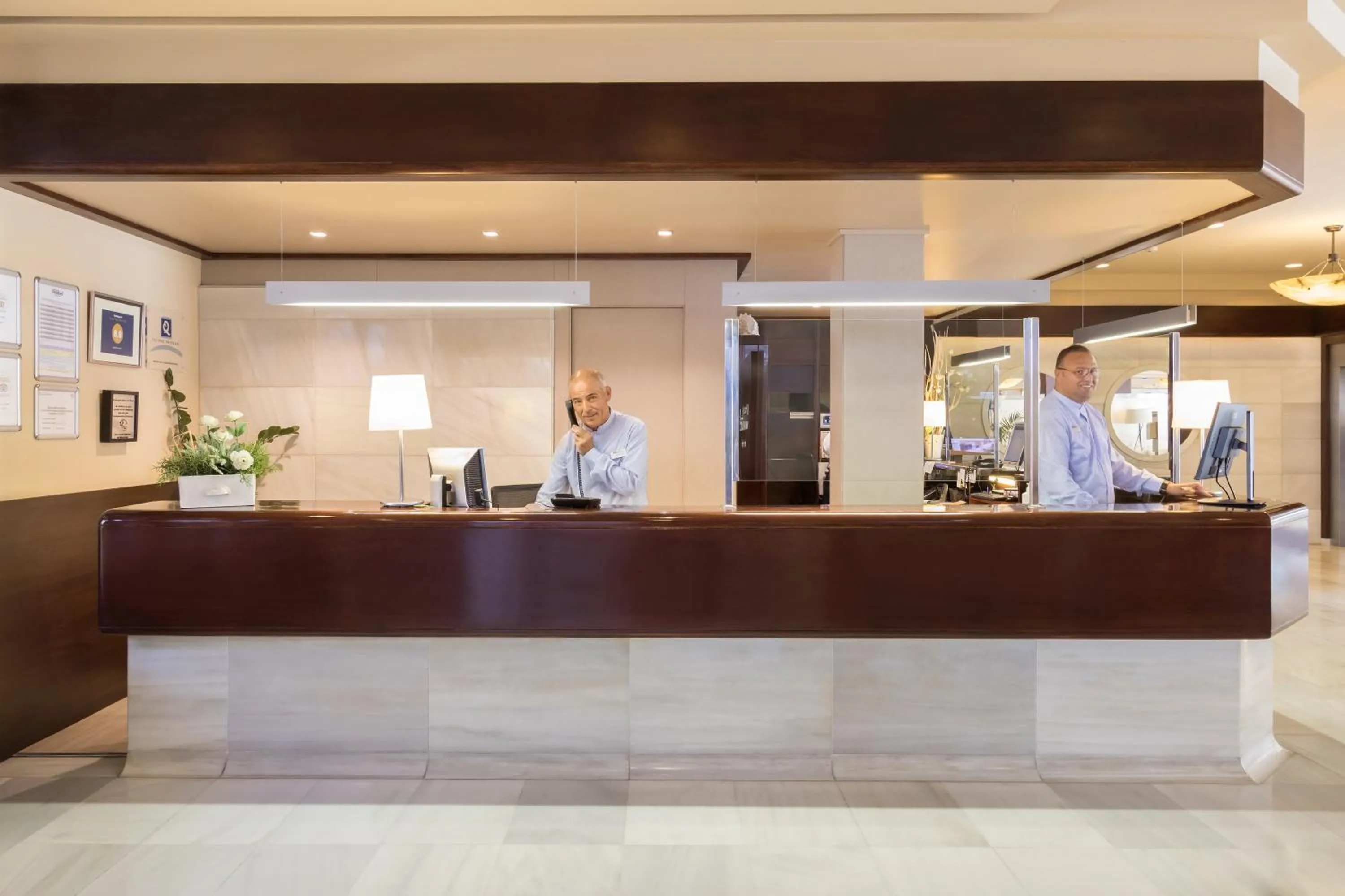 Lobby or reception in Hotel Anabel