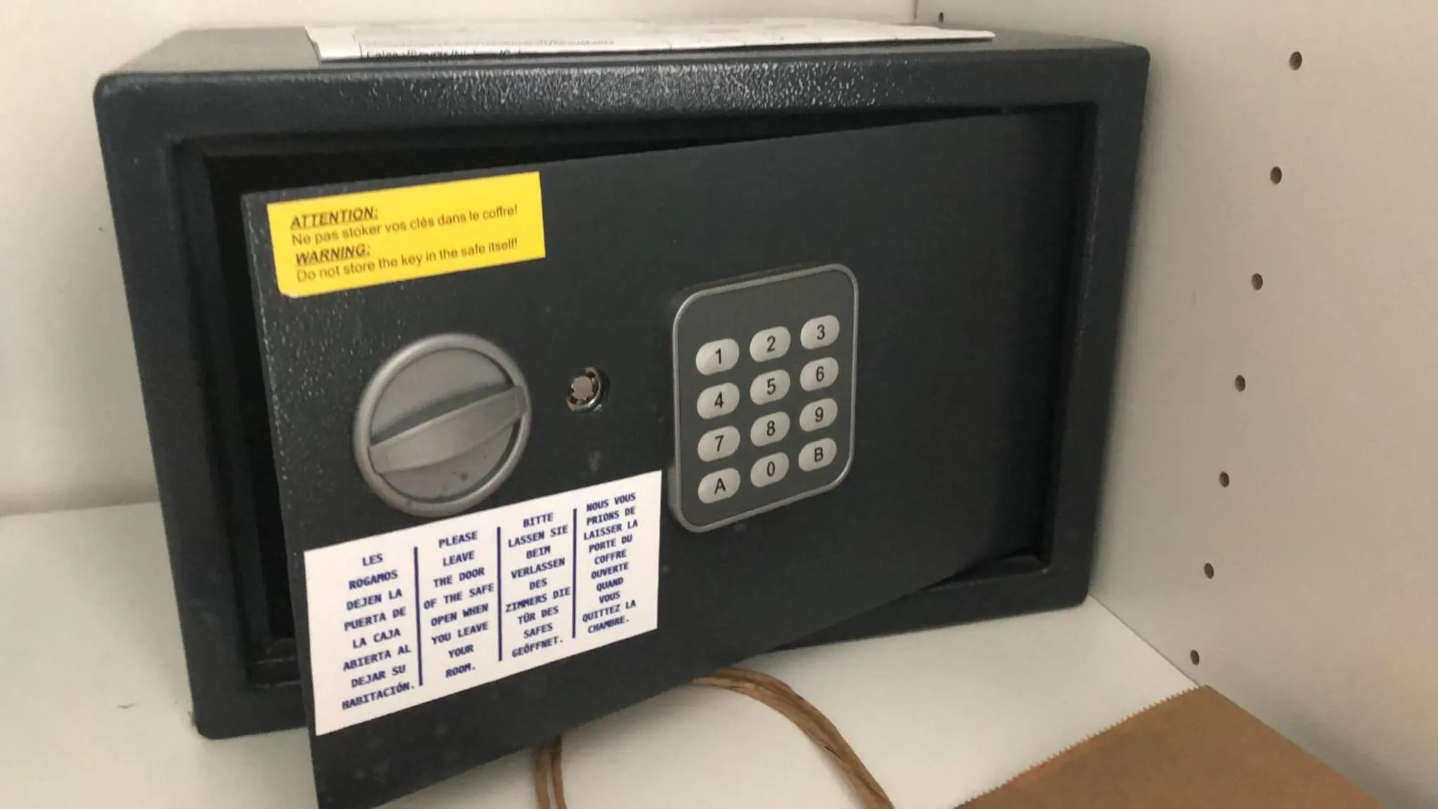 safe in Hotel Spa Cap de Creus