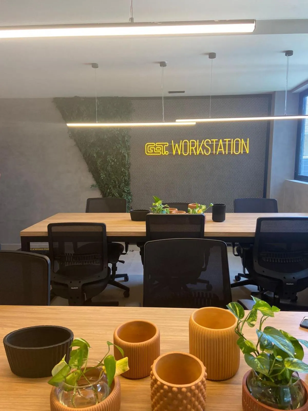 Meeting/conference room in Lindo Flat no Jardim Oceania - Get One